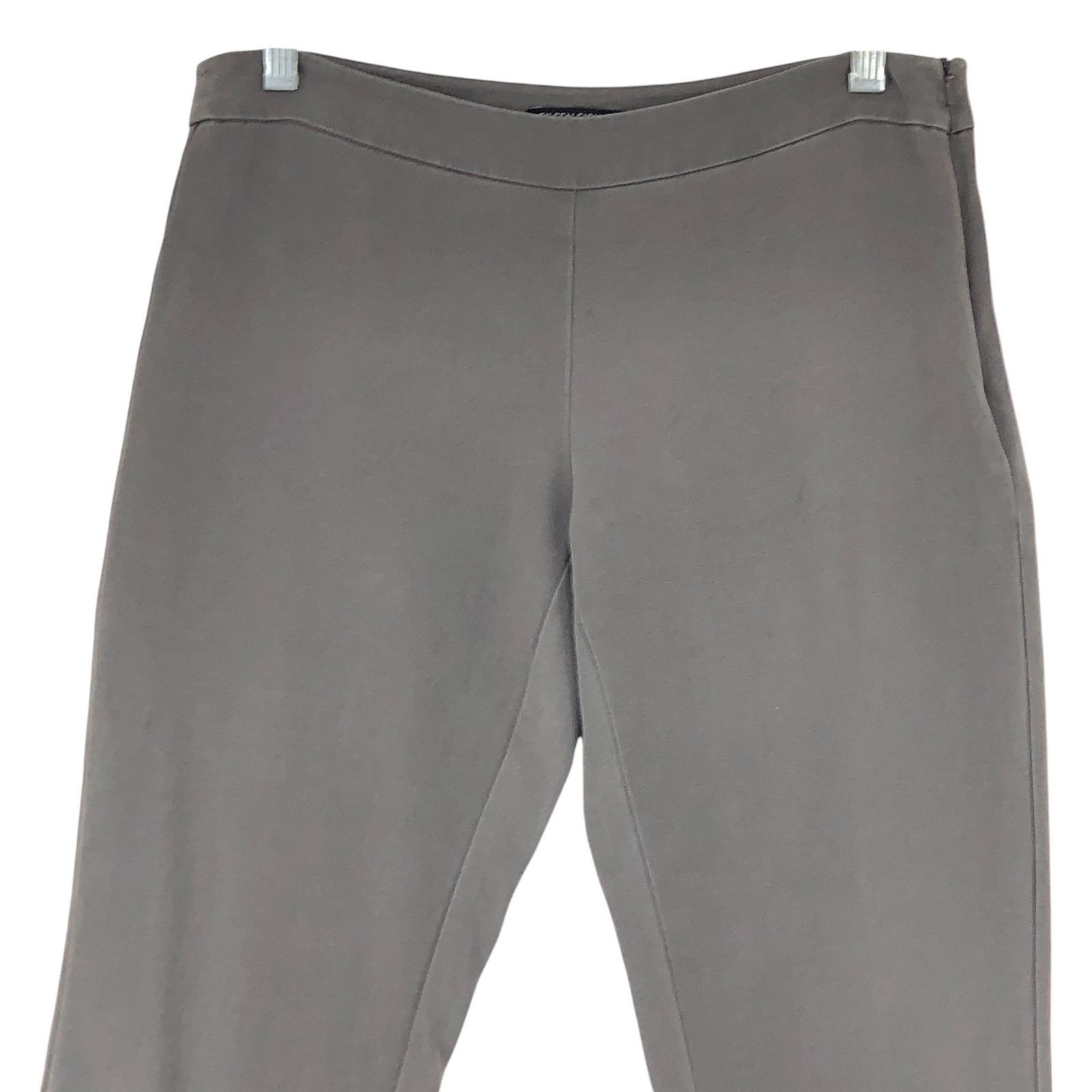 Eileen Fisher Eileen Fisher Size 6 Pants Silk Cotton Stretch Side Zip Gray Size 28" / US 6 / IT 42 - 2 Thumbnail