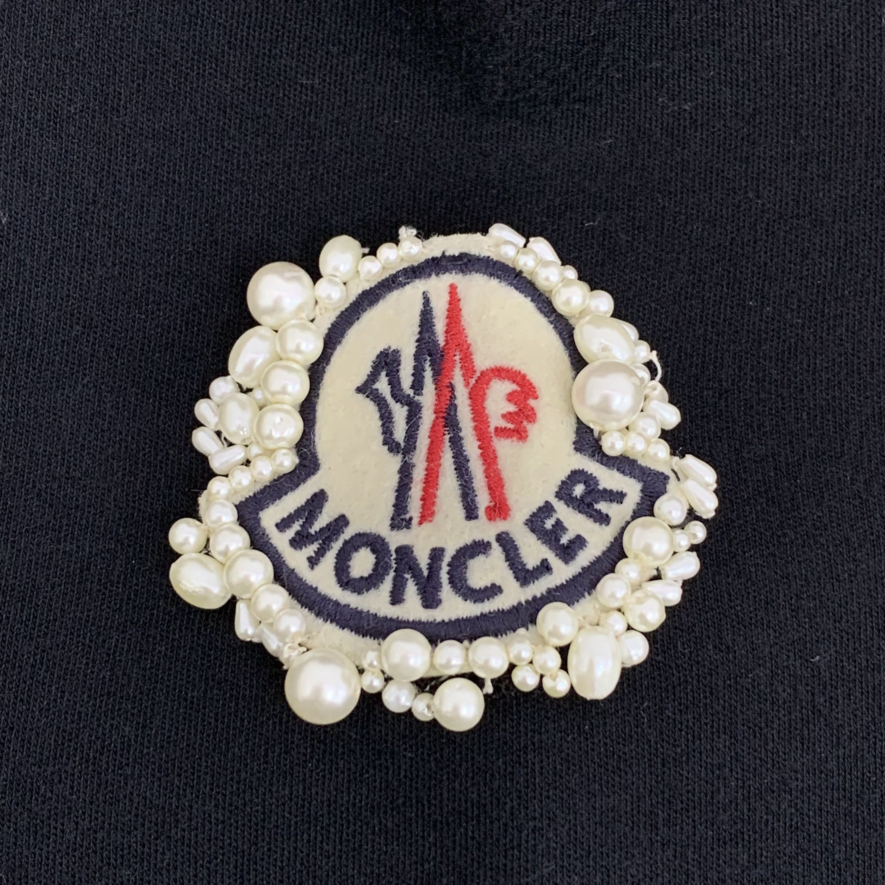 Moncler Moncler Logo Sweatshirt Black (L) Size L / US 10 / IT 46 - 5 Thumbnail