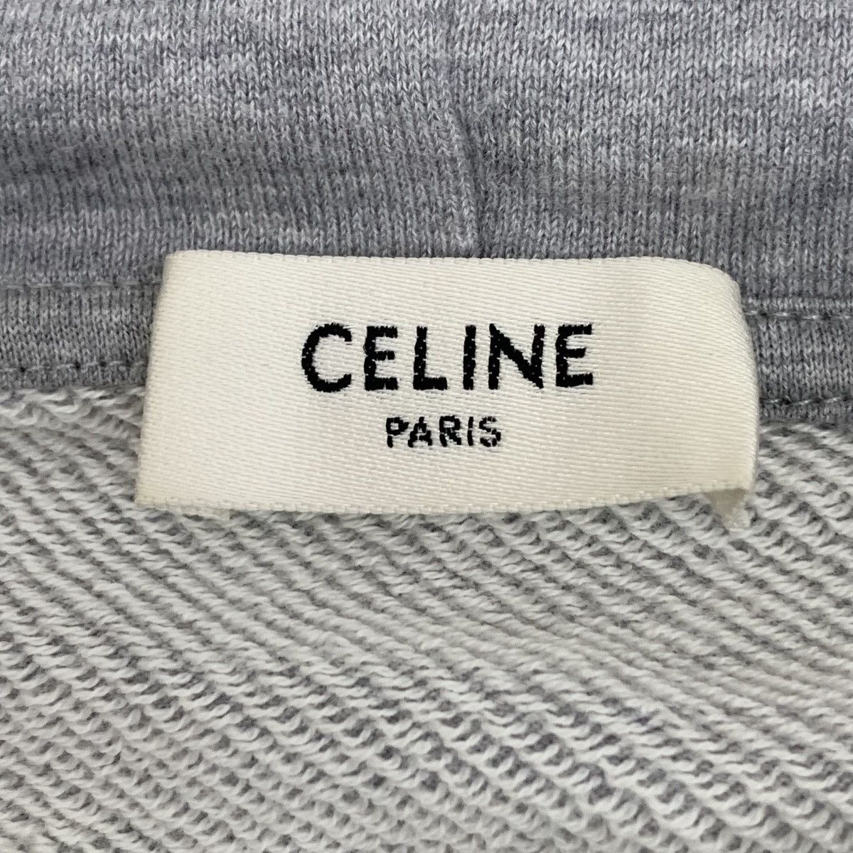 Celine Celine Grey Triomphe Embroidered Hooded Sweatshirt K26WX Size M / US 6-8 / IT 42-44 - 5 Thumbnail