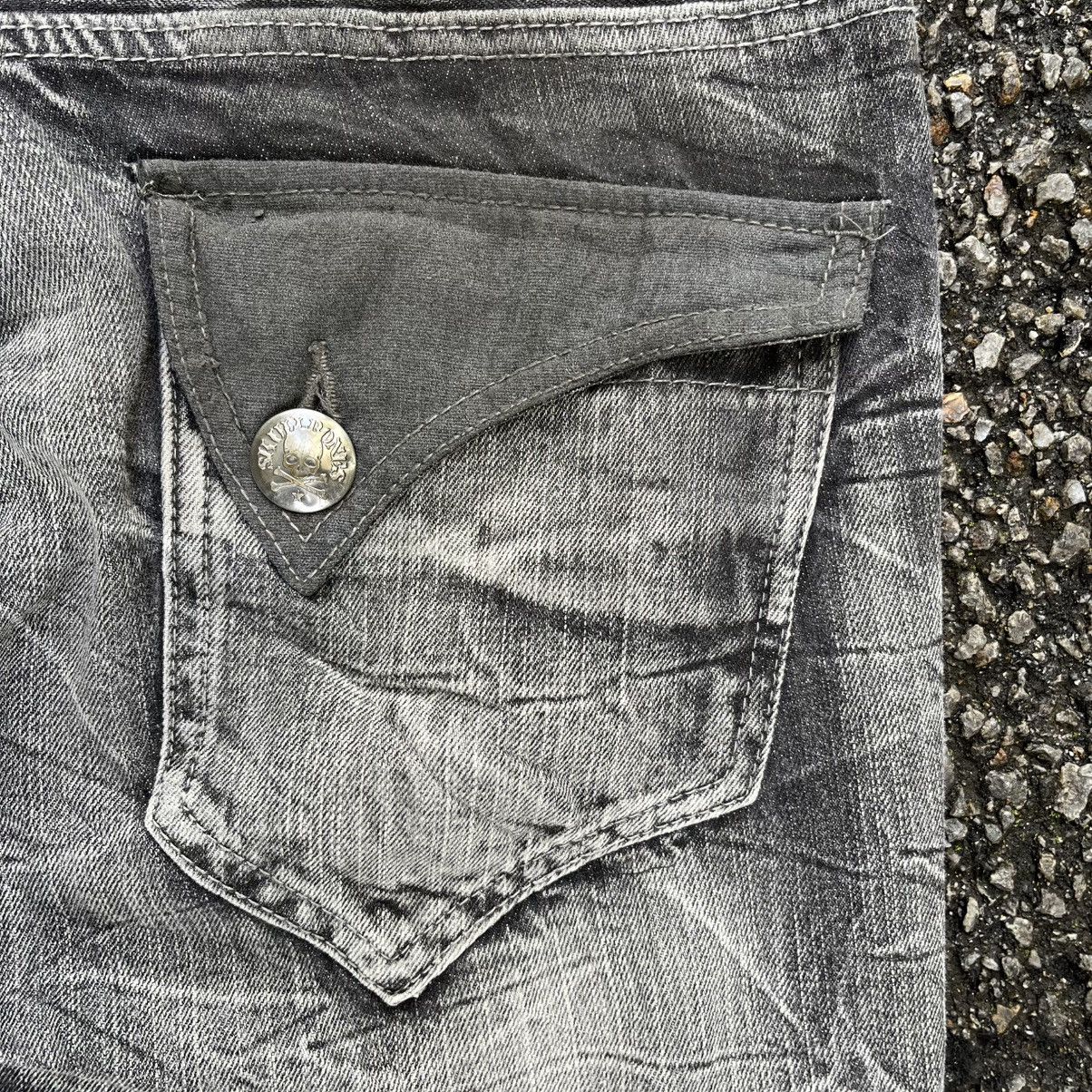 Hysteric Glamour Flared Jack Serika Artist Work Spider Web Distressed Jeans Size US 32 / EU 48 - 14 Thumbnail