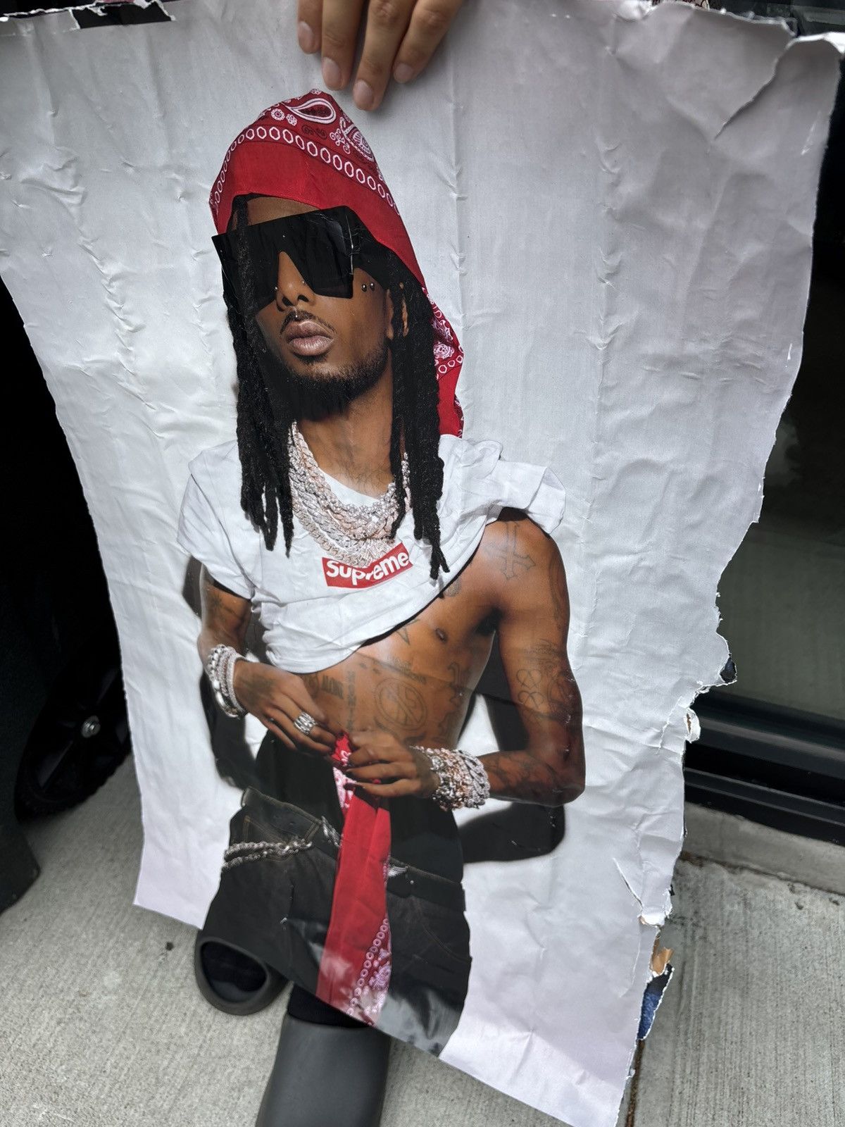 Supreme Reakwon Sticker Poster　ポスター Supreme Vintage Poster Sticker Wu-Tang Clan Raekwon