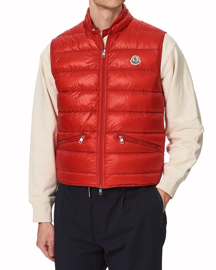 Moncler MONCLER Gui red padded quilted down vest Size 1 / Small Size US S / EU 44-46 / 1 - 2 Thumbnail