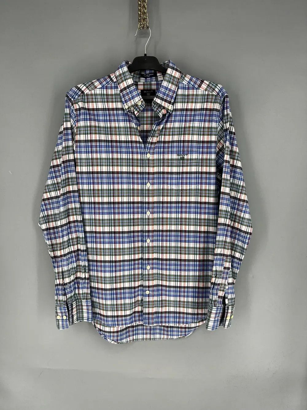 Vintage Vintage Flannel GANT Plaid Shirt Travis style Size US L / EU 52-54 / 3 - 1 Thumbnail