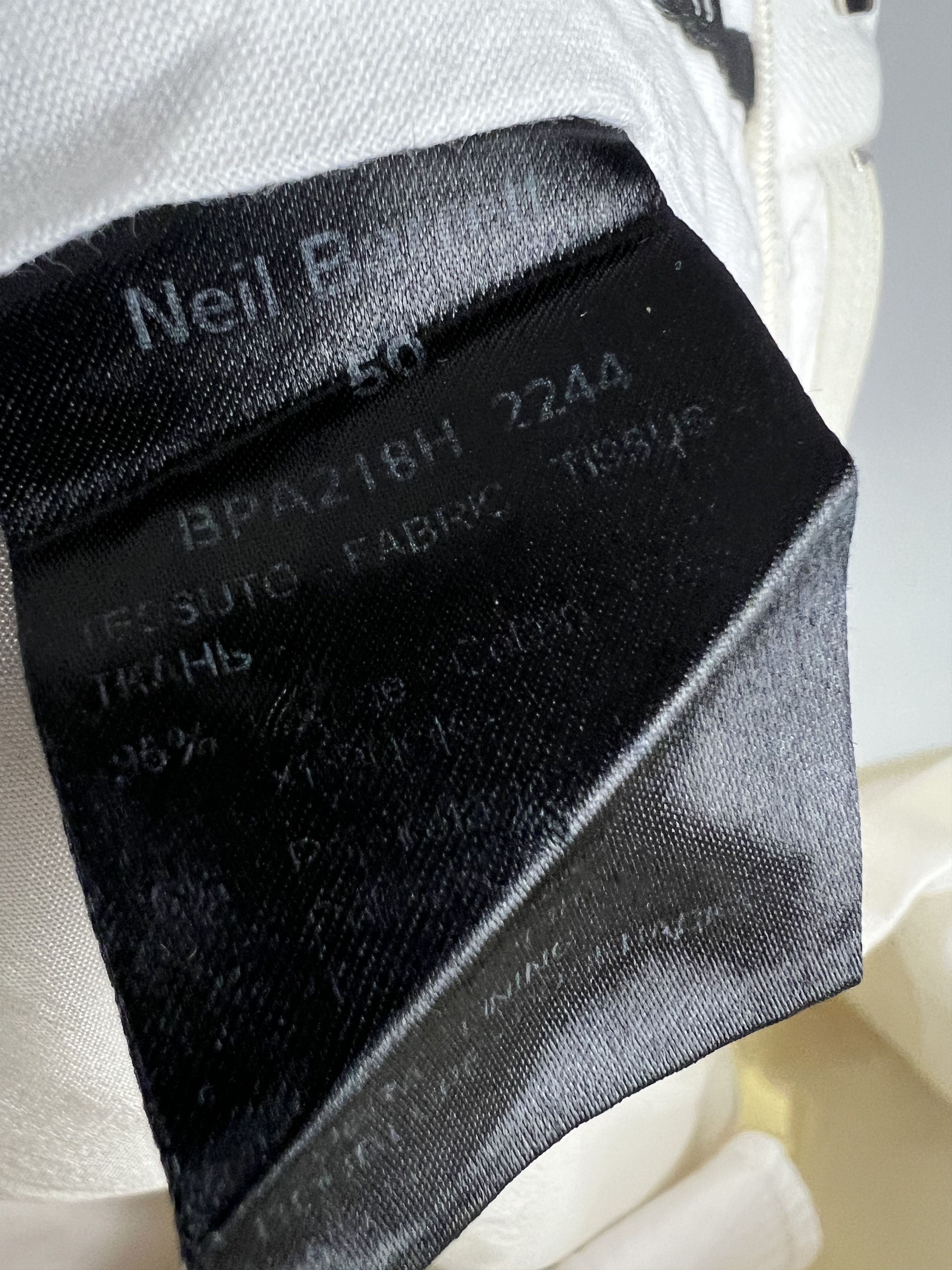 Neil Barrett Neil Barrett Men's White Skinny Fit Cropped Pants Size 50 Size US 32 / EU 48 - 12 Thumbnail