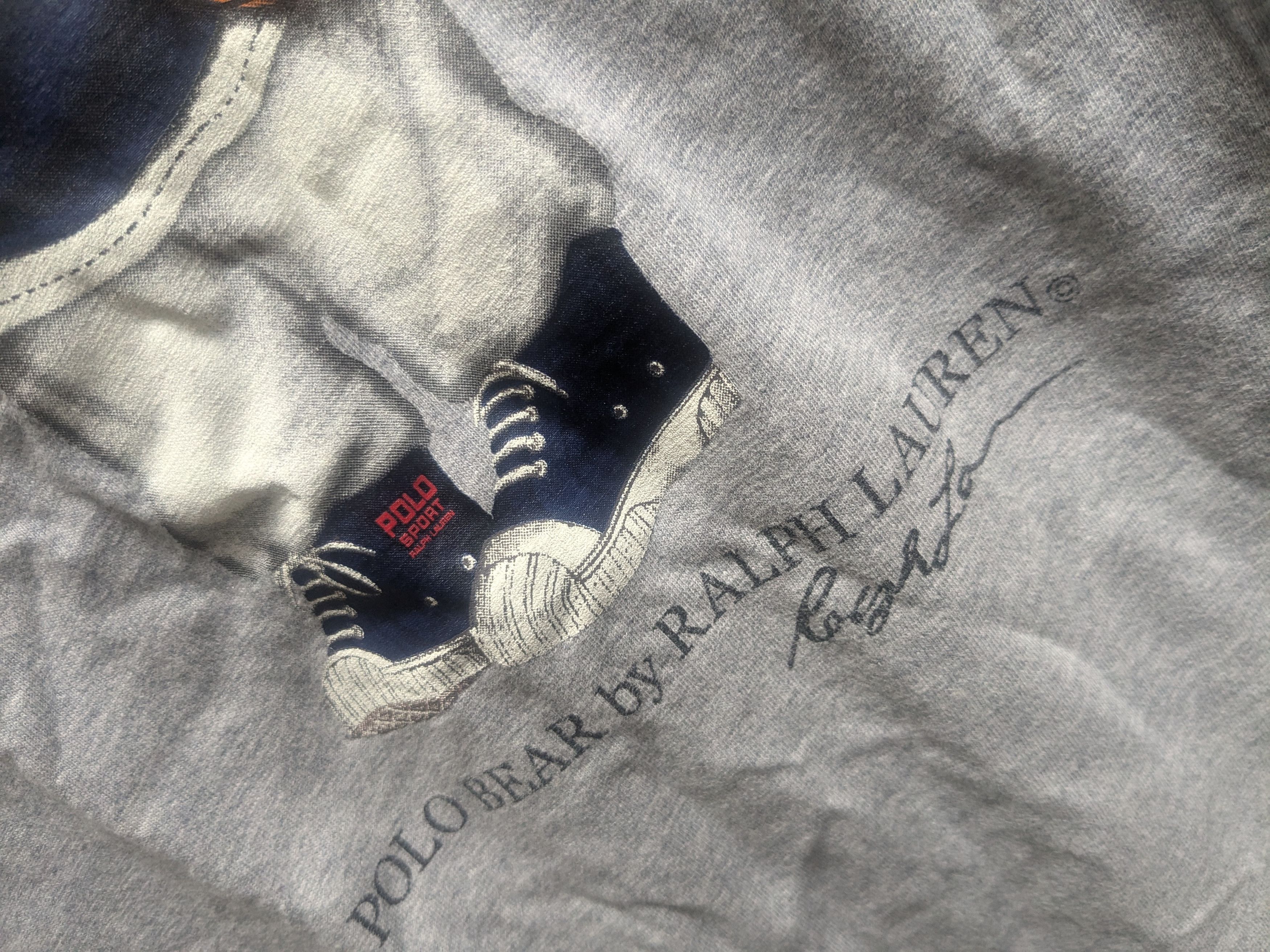 Polo Ralph Lauren polo Ralph Lauren polo bear vintage tshirt authentic Size US M / EU 48-50 / 2 - 9 Thumbnail
