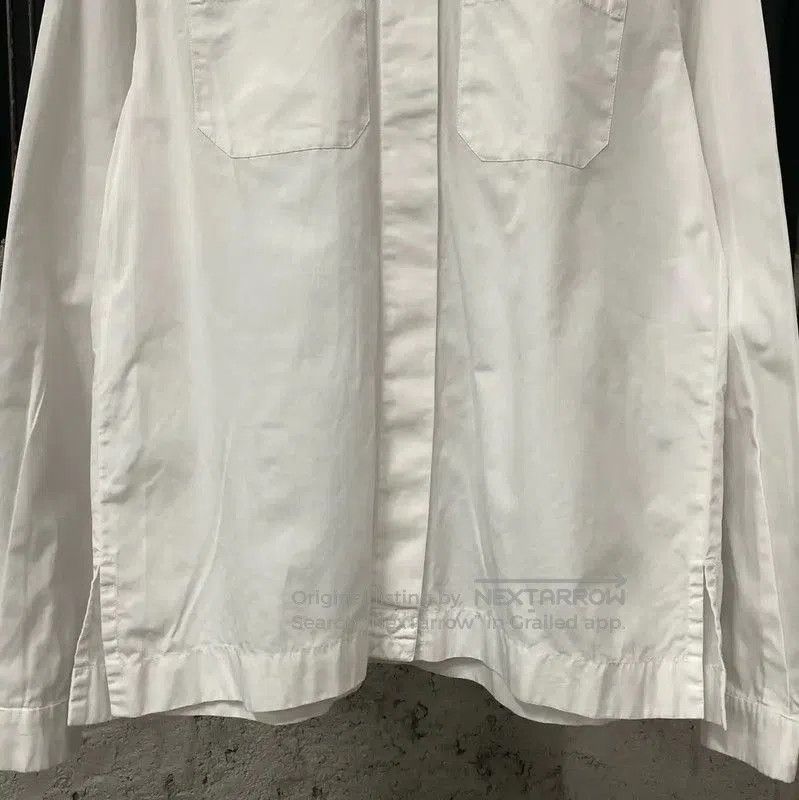 Chanel Chanel White Long-Sleeve Cotton Shirt . Size XXS / US 00 / IT 34 - 4 Thumbnail
