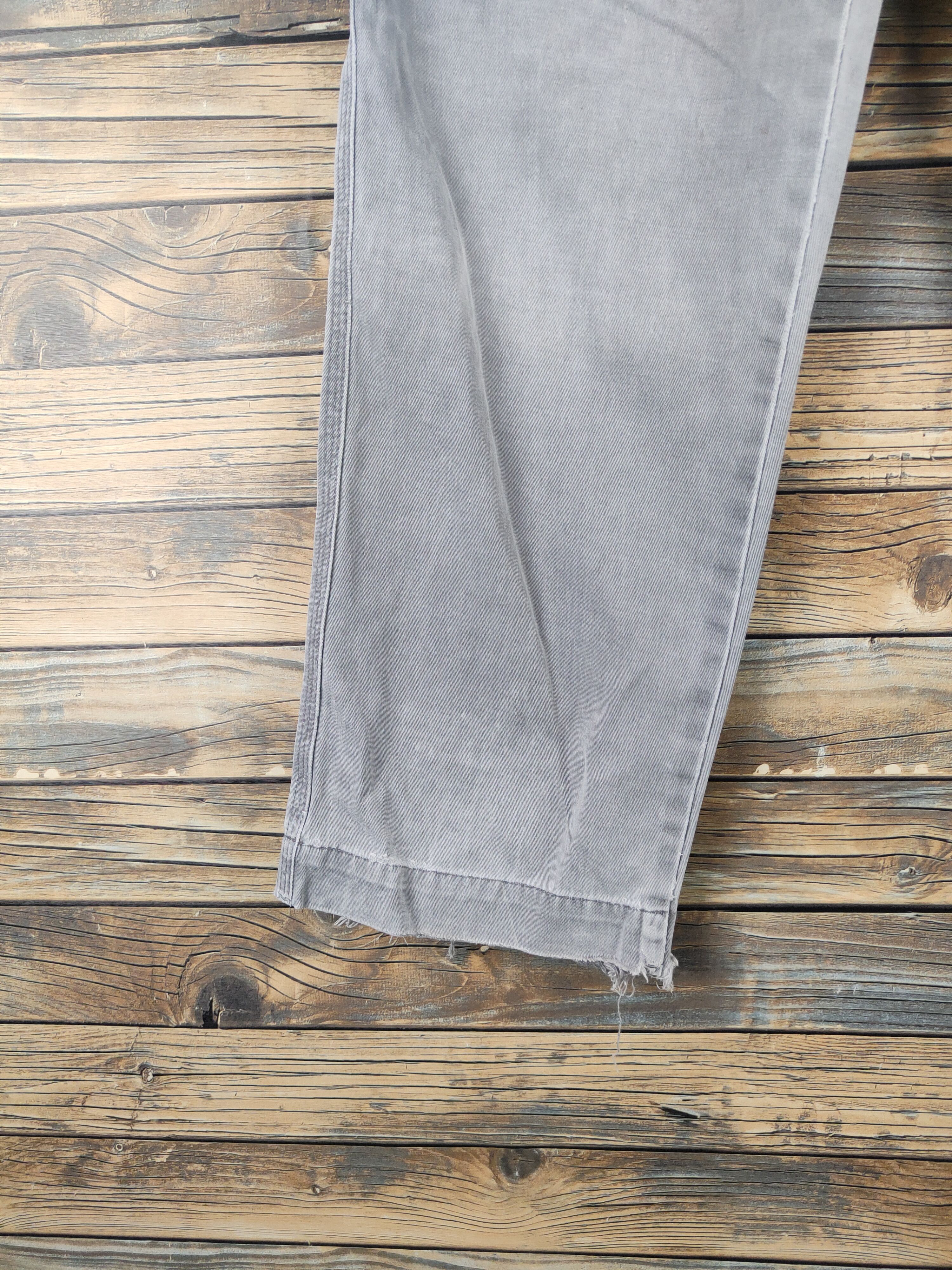 Japanese Brand DL Grancisco Gray Multipocket Cargo Pants #46-258T Size US 27 - 4 Thumbnail