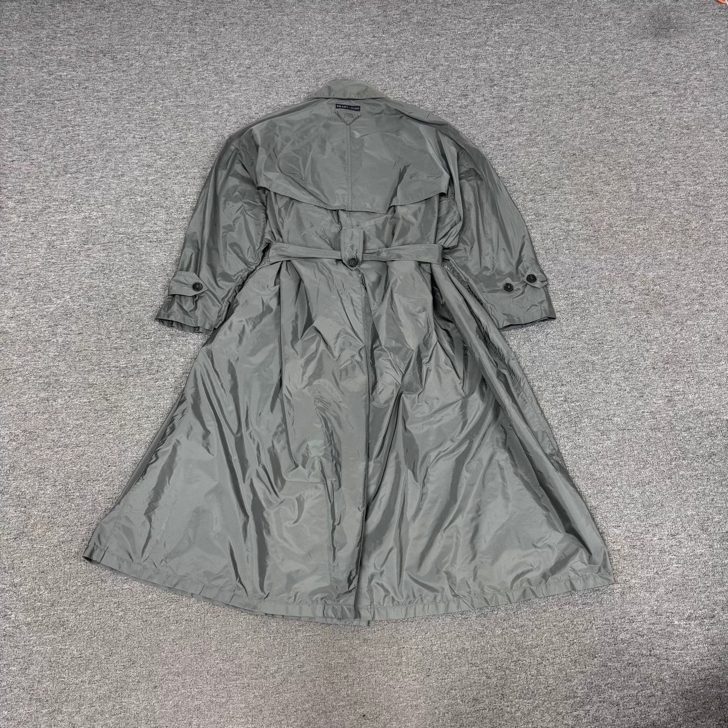 Prada Triangle Logo Swing Nylon Windbreaker