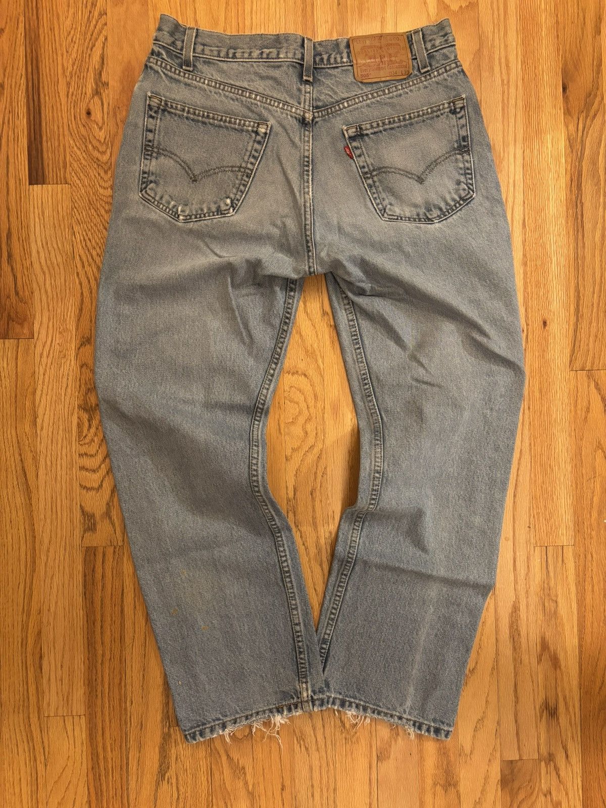 Levi's Vintage Clothing Light Wash Vintage Levi 505’s Size US 34 / EU 50 - 2 Thumbnail