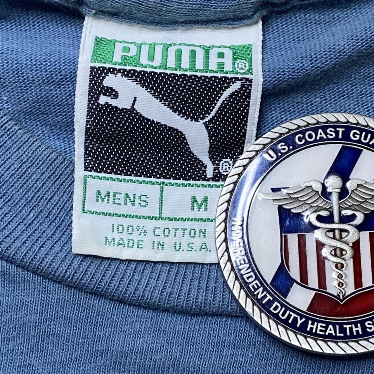 Puma Vintage Puma Blue Nature Tee Size Medium Size US M / EU 48-50 / 2 - 4 Thumbnail
