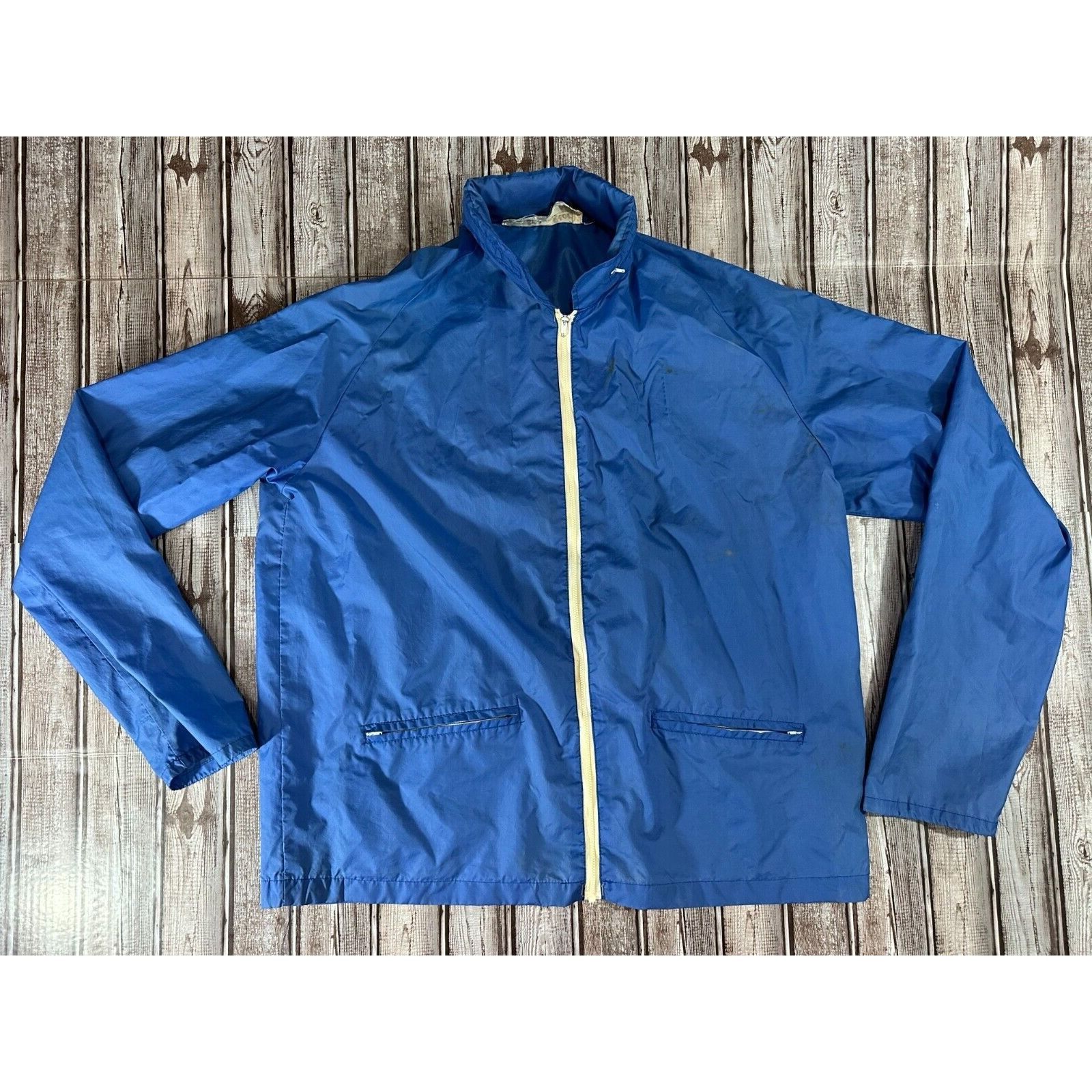 Other Peter Storm hooded rain jacket color blue size L Vintage 80 Grailed