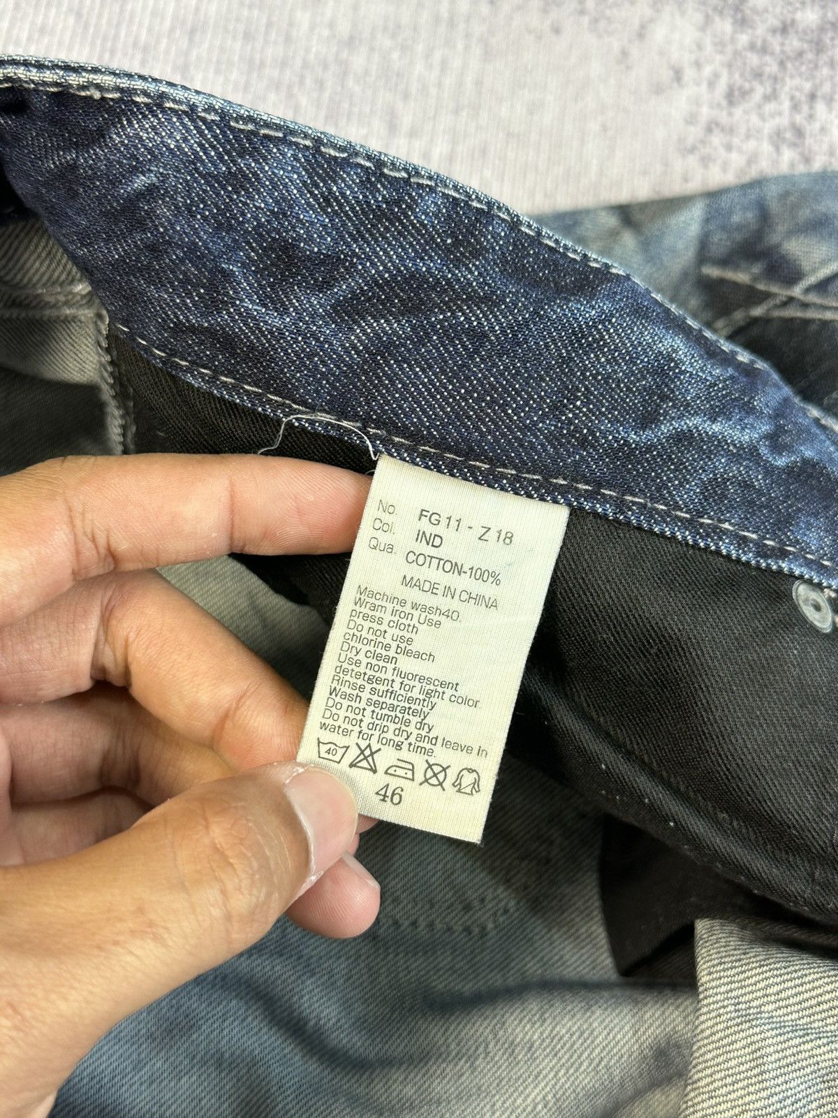 GOSTAR DE FUGA 2000s FUGA Flare Stone Washed Distressed Denim Jeans Size US 31 - 11 Thumbnail