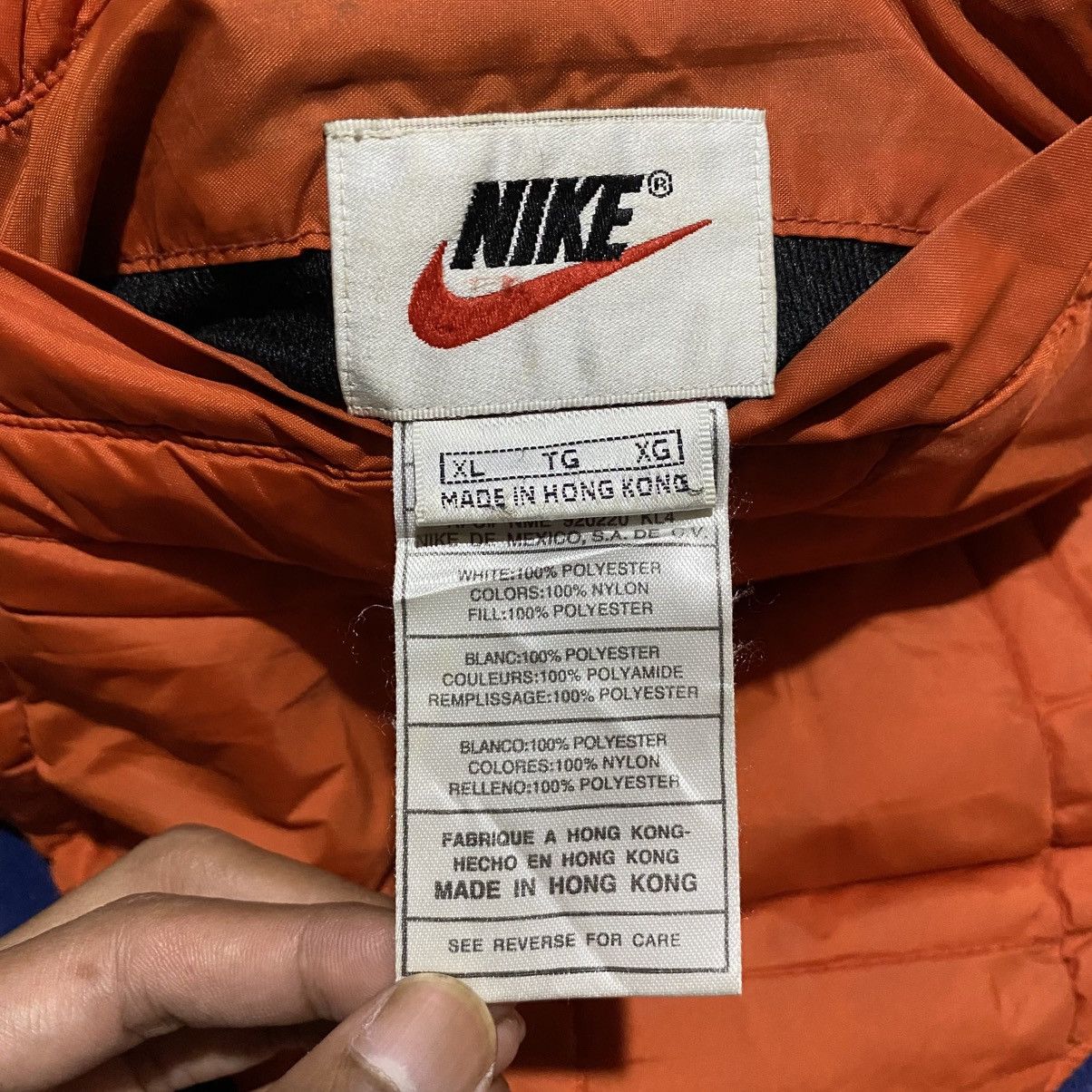 Nike Vintage 90s Nike Reversible Puffer Jacket Size US XL / EU 56 / 4 - 6 Thumbnail