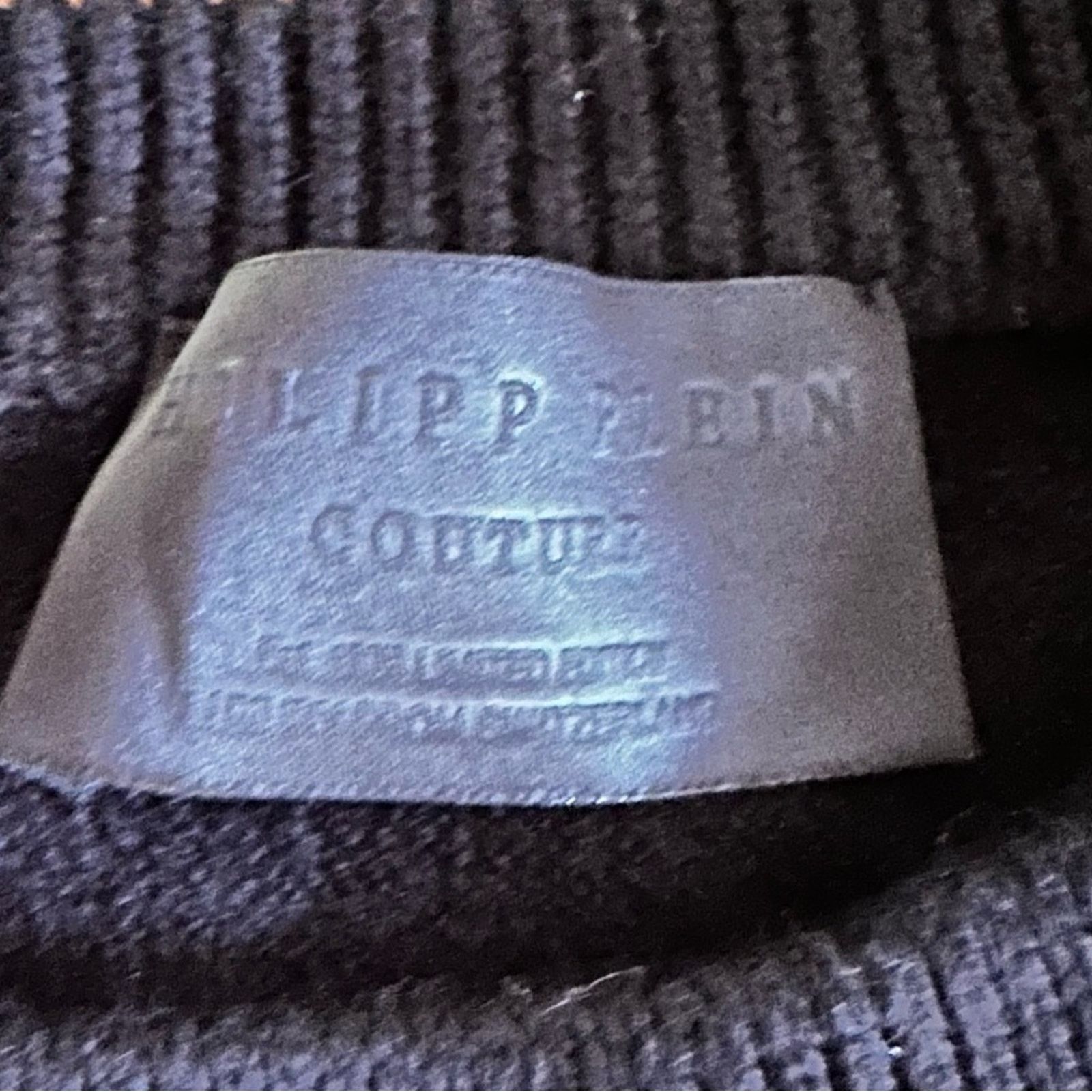 Philipp Plein Philipp Plein Couture "Raised on Champagne" Wool Sweater Size S / US 4 / IT 40 - 5 Thumbnail