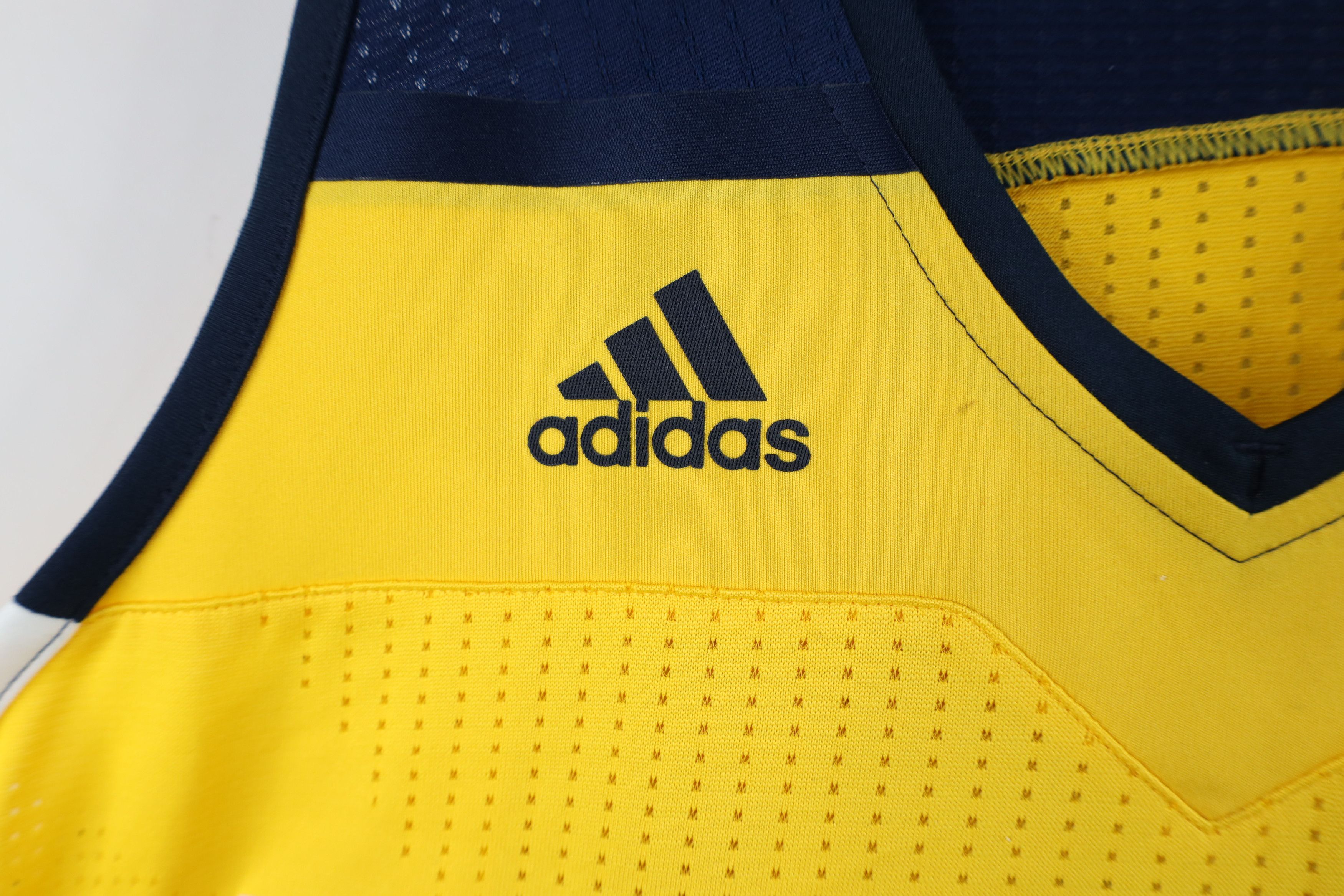 Adidas × Vintage New Sample Adidas University of Michigan Basketball Jersey Size US L / EU 52-54 / 3 - 6 Thumbnail