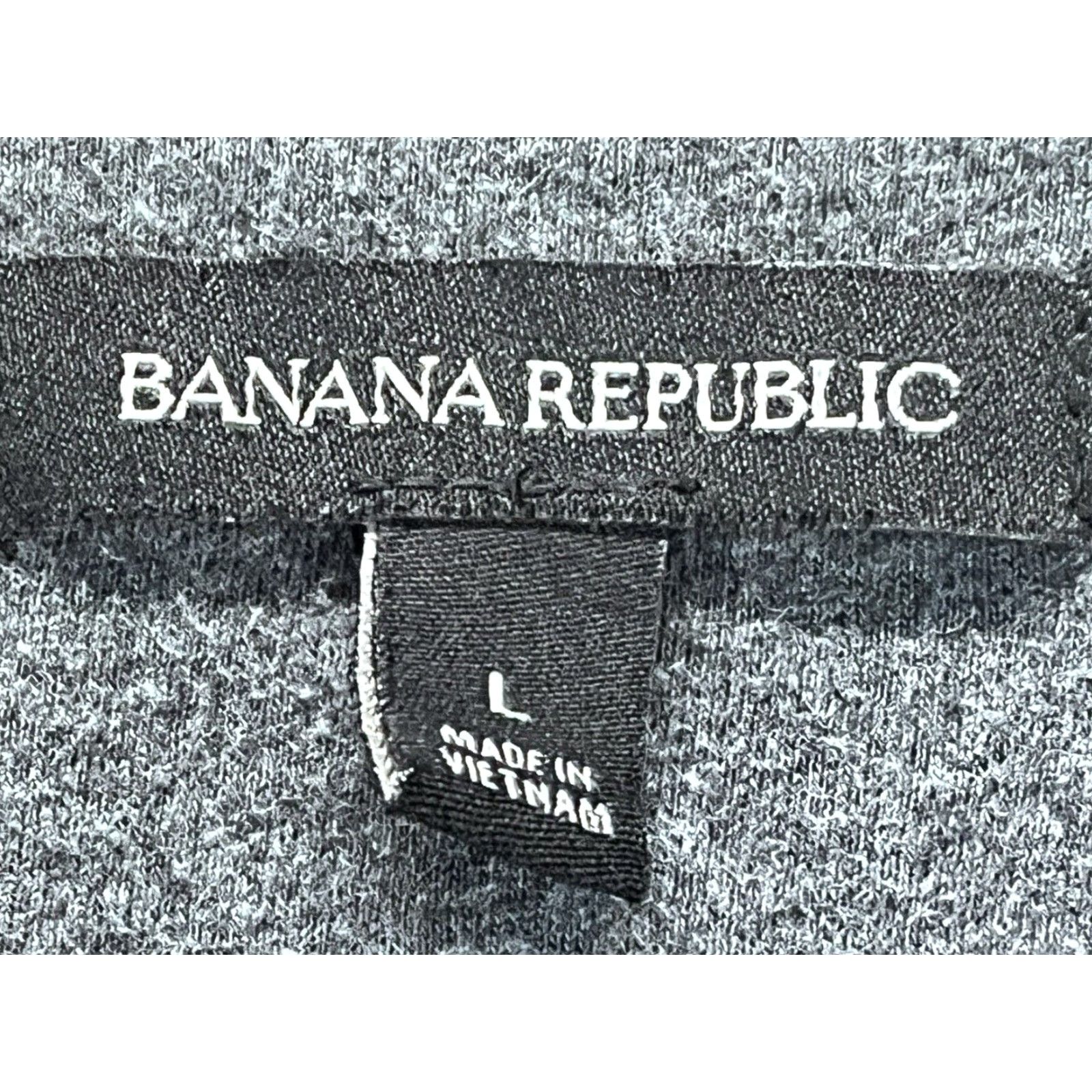 Banana Republic Mens Thermal Henley Shirt Large Mens Banana Republic Navy Waffle Knit Size US L / EU 52-54 / 3 - 4 Thumbnail