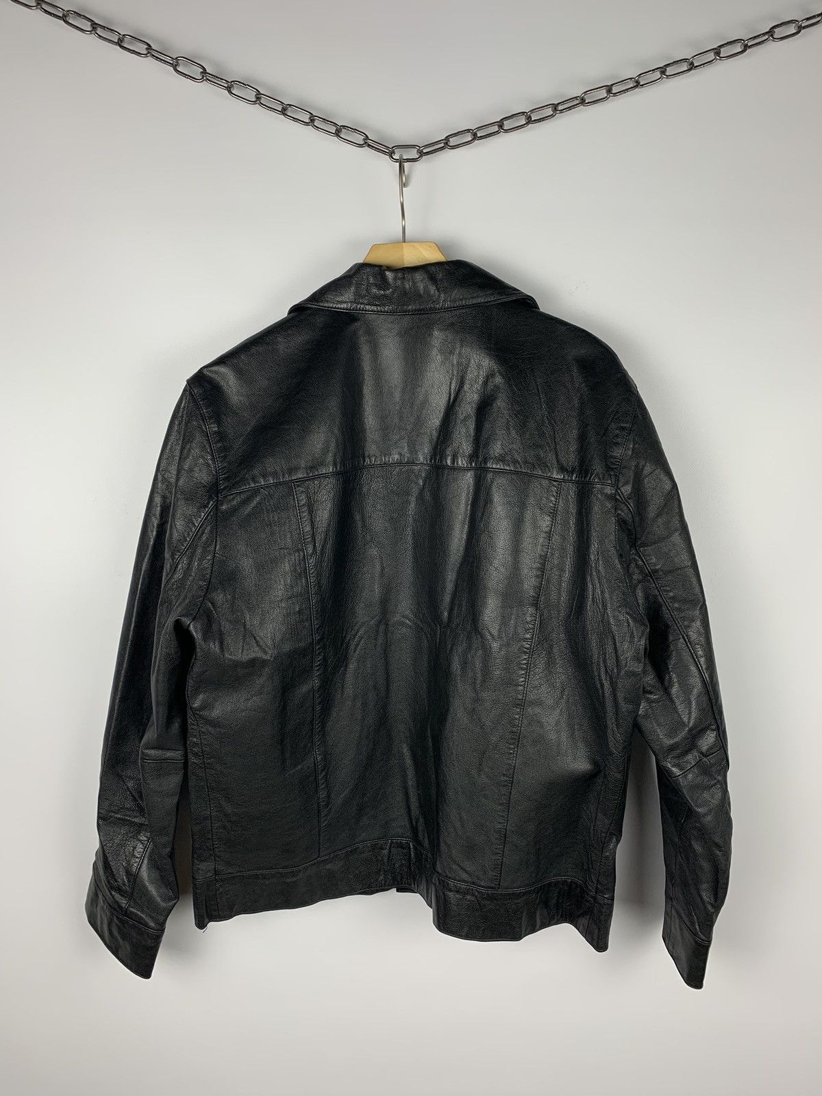 Gipsy by Mauritius Leather Jacket Size L Black Avant Garde