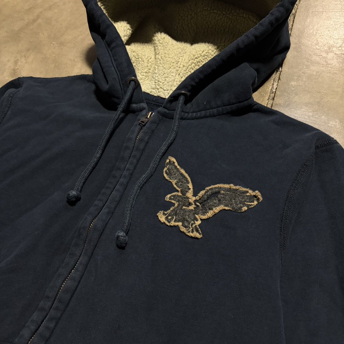 American Eagle Outfitters Vintage American Eagle Zip Up Hoodie Sherpa Preppy Skater Size US M / EU 48-50 / 2 - 4 Thumbnail