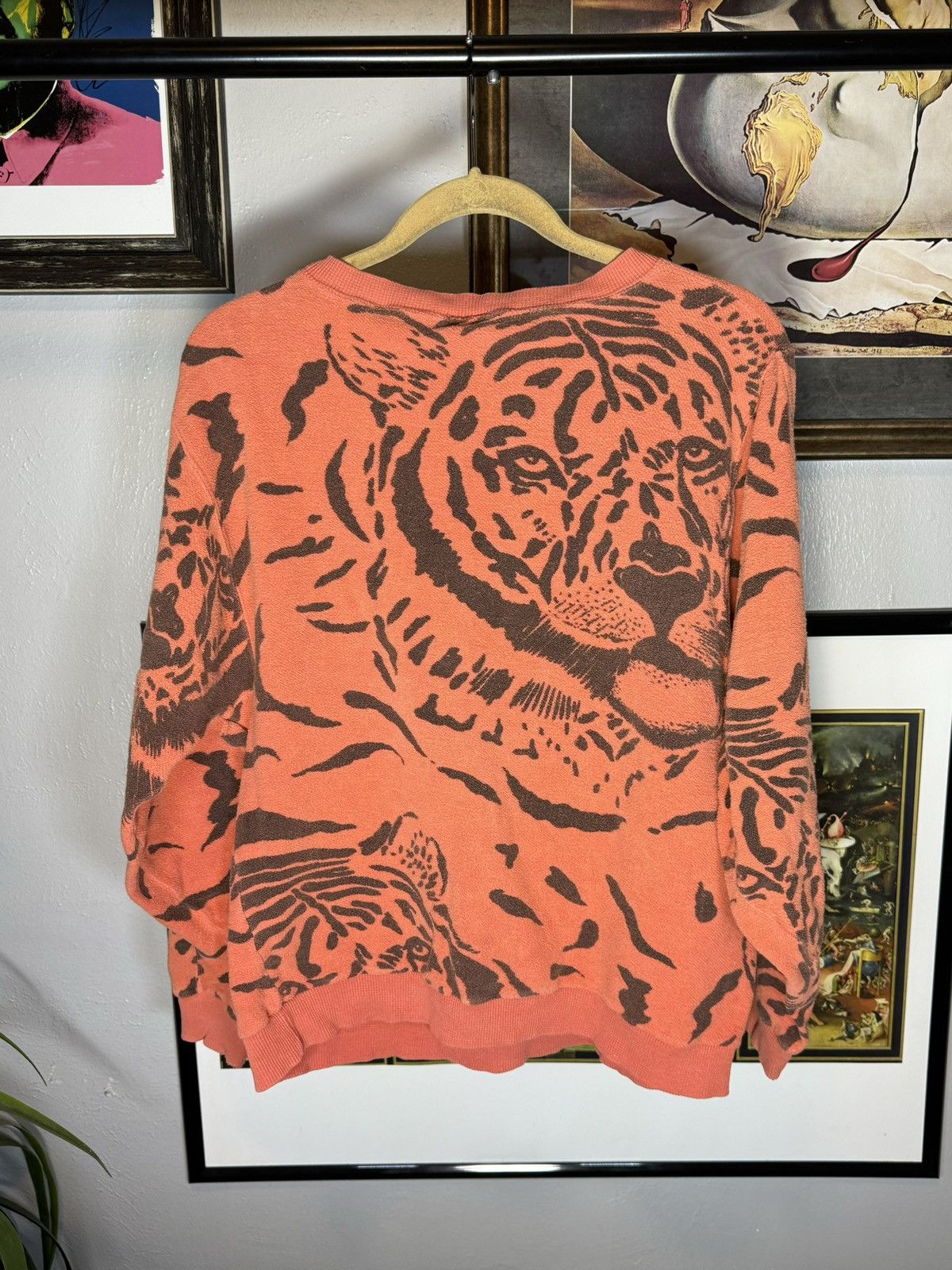 Vintage Vintage Tiger AOP Sweatshirt Size US M / EU 48-50 / 2 - 2 Thumbnail