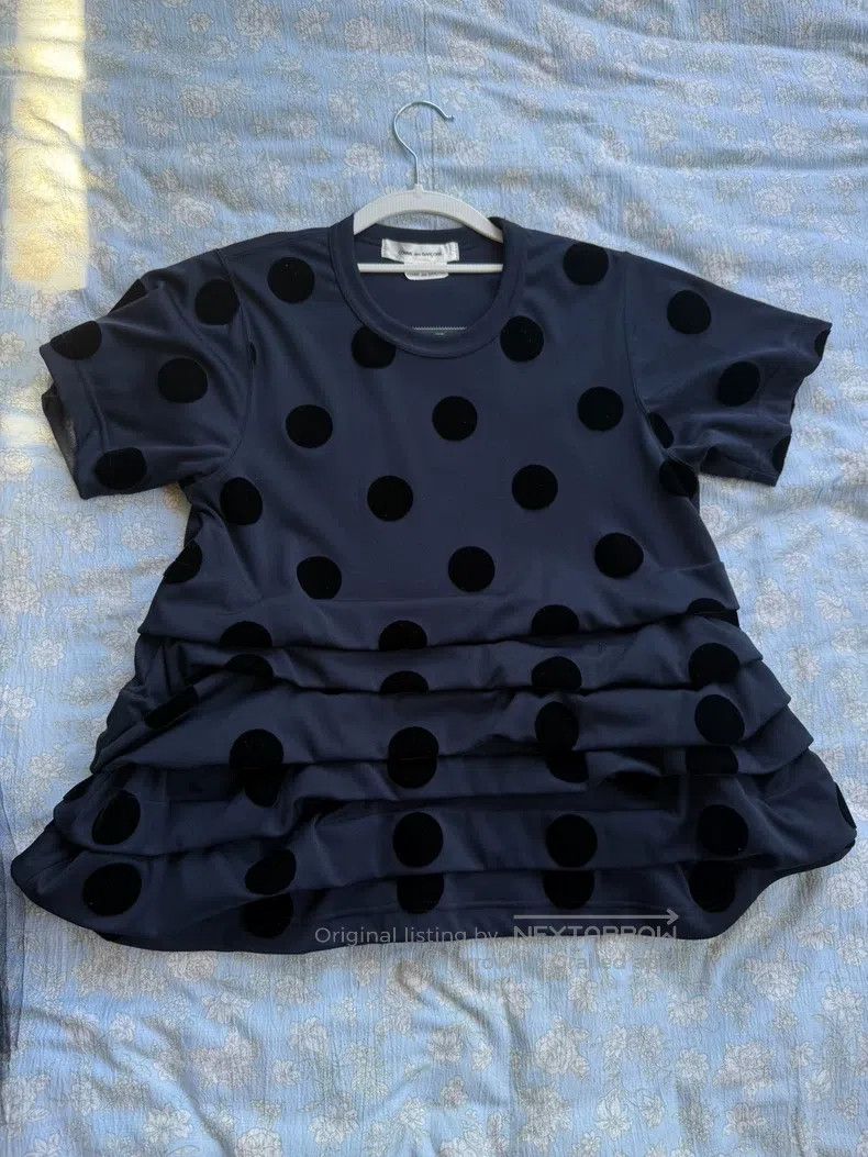Comme des Garcons Comme Des Garcons Flocking spotted cake top Size S / US 4 / IT 40 - 3 Thumbnail