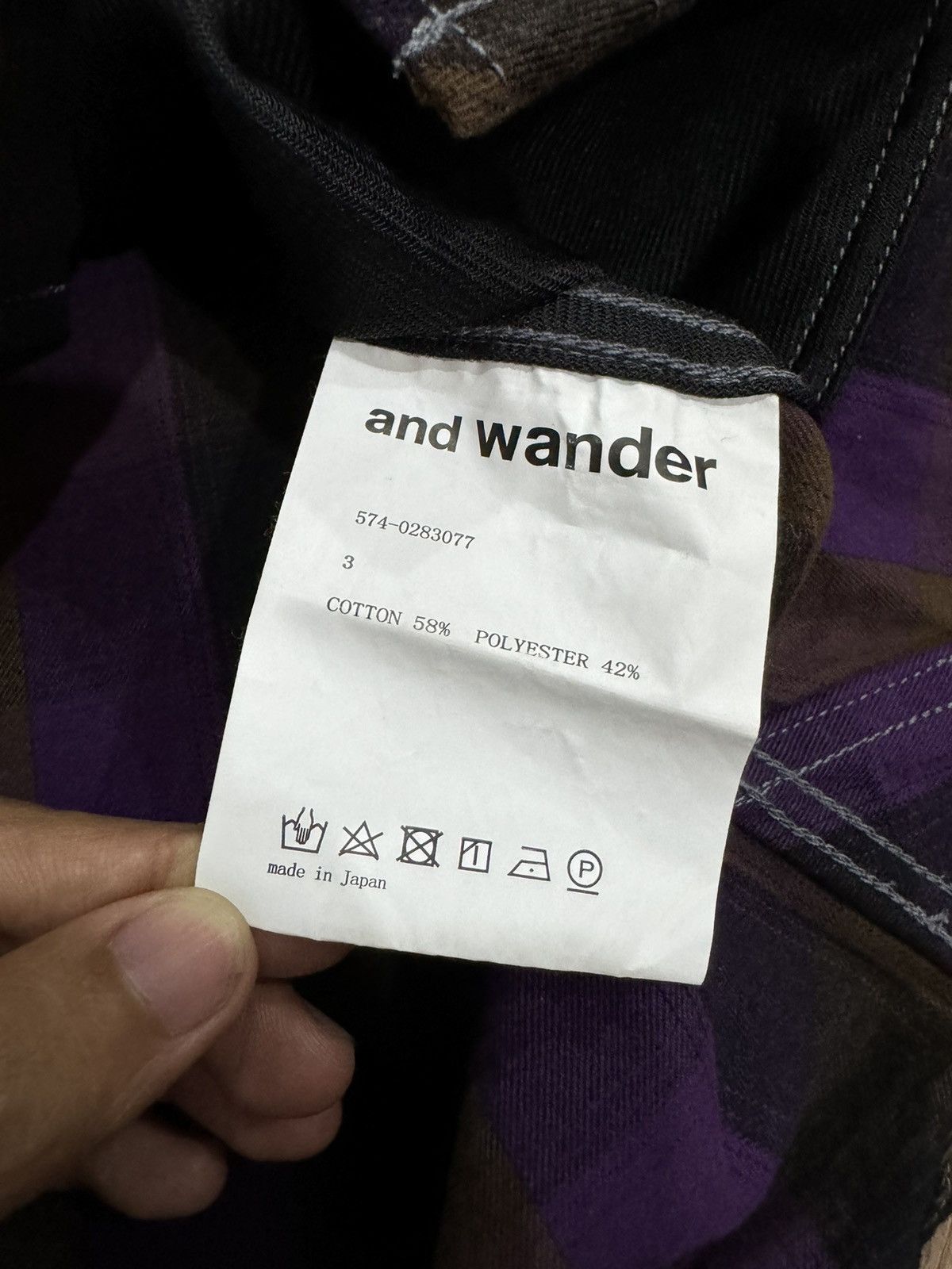 And Wander and wander thermonel check flannel Size US XL / EU 56 / 4 - 7 Thumbnail