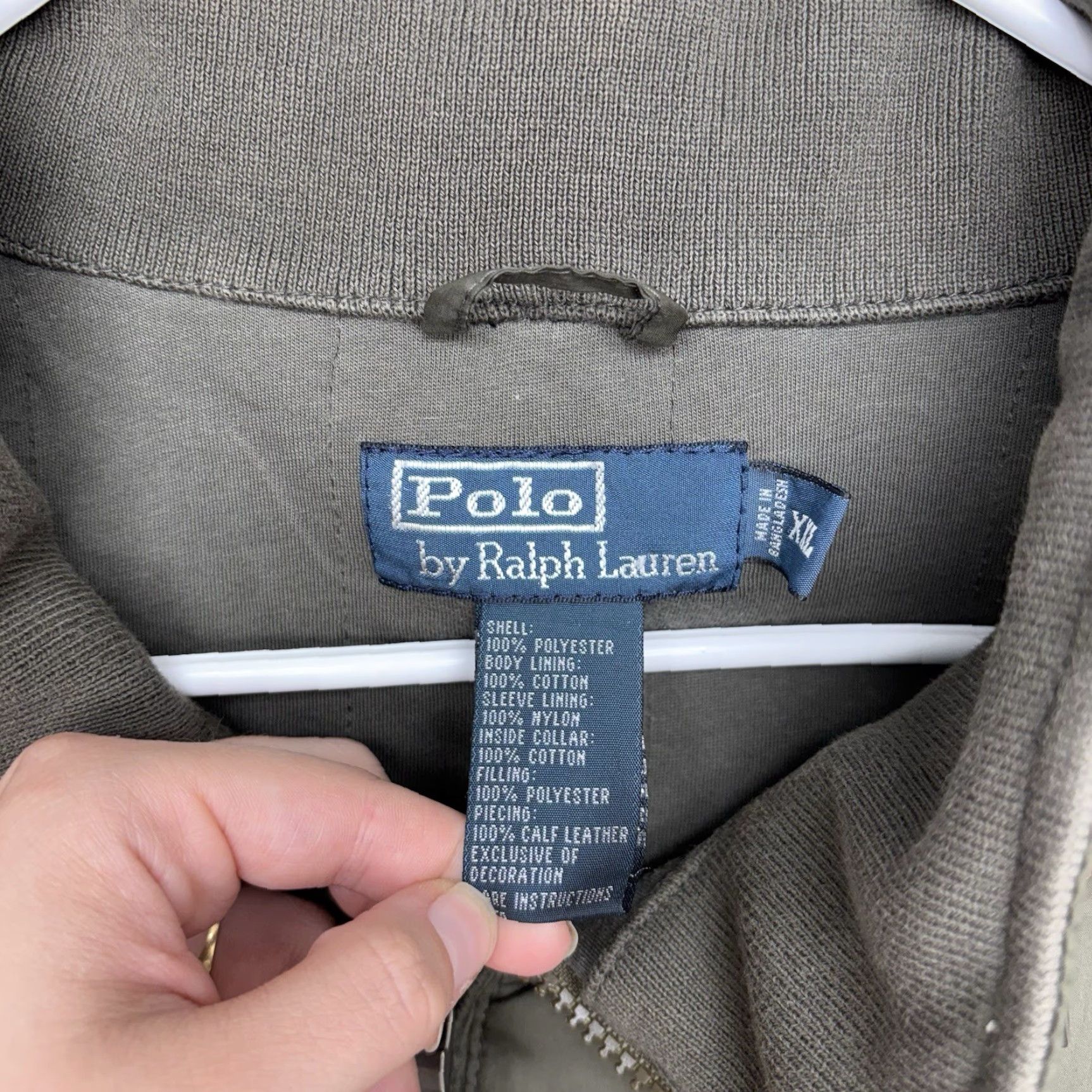 Polo Ralph Lauren Vintage Polo Ralph Lauren Jacket Mens XL Brown Full zip Hood Down Puffer Hiking Size US XL / EU 56 / 4 - 7 Thumbnail