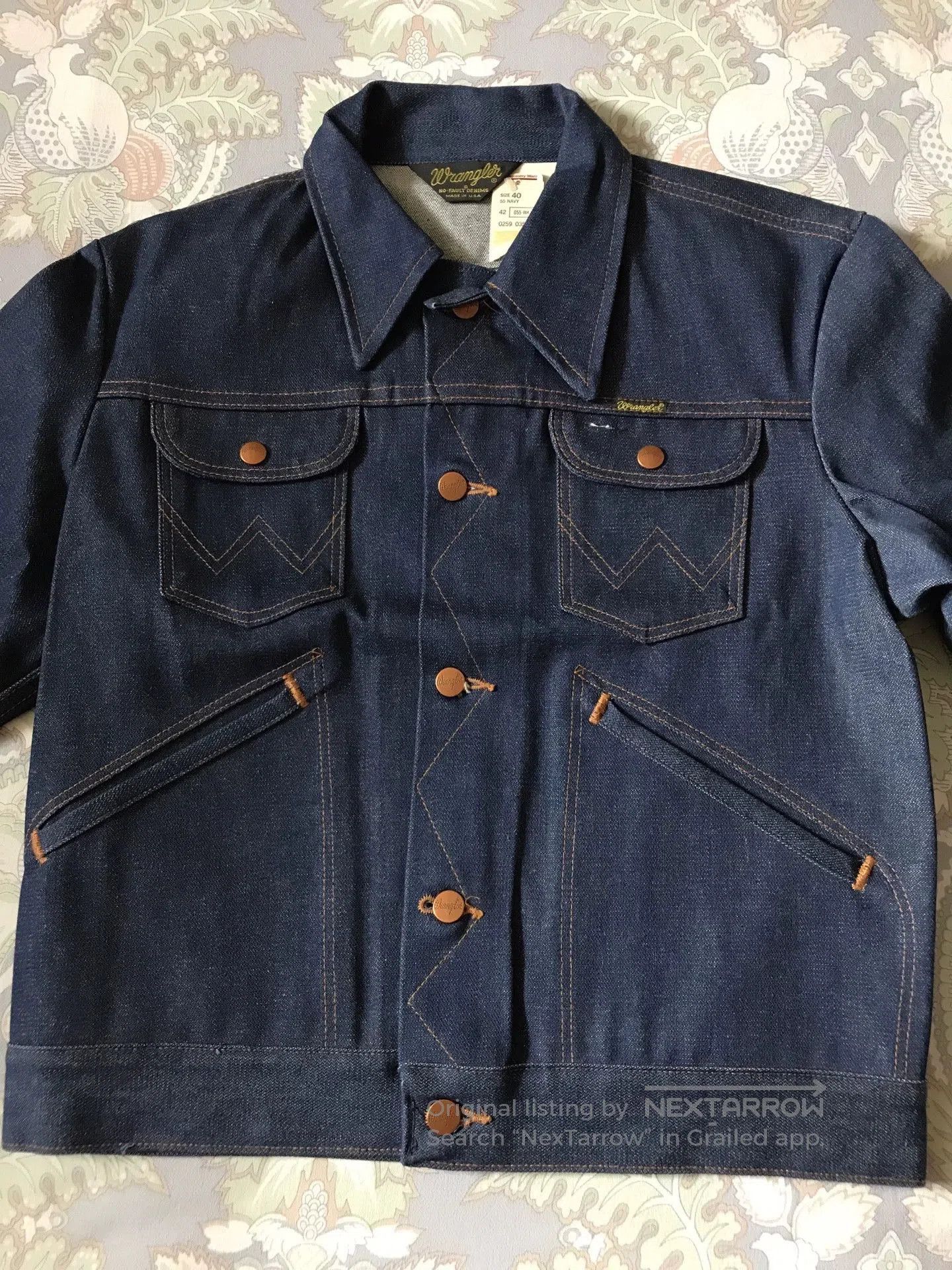 Wrangler 1980s Wrangler American Denim Jacket. Size US XXS / EU 40 - 3 Thumbnail