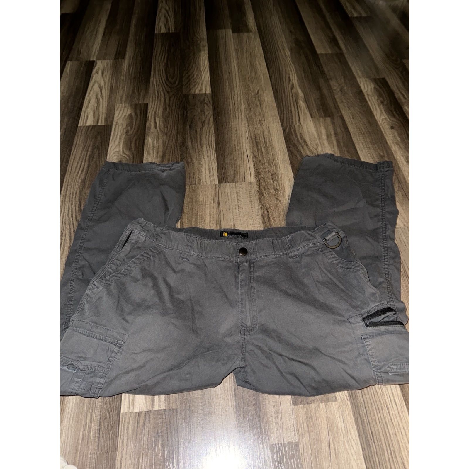 Vintage BC Clothing Co Convertible Pants Cargos Grey XL 38x30 Size US 36 / EU 52 - 5 Thumbnail
