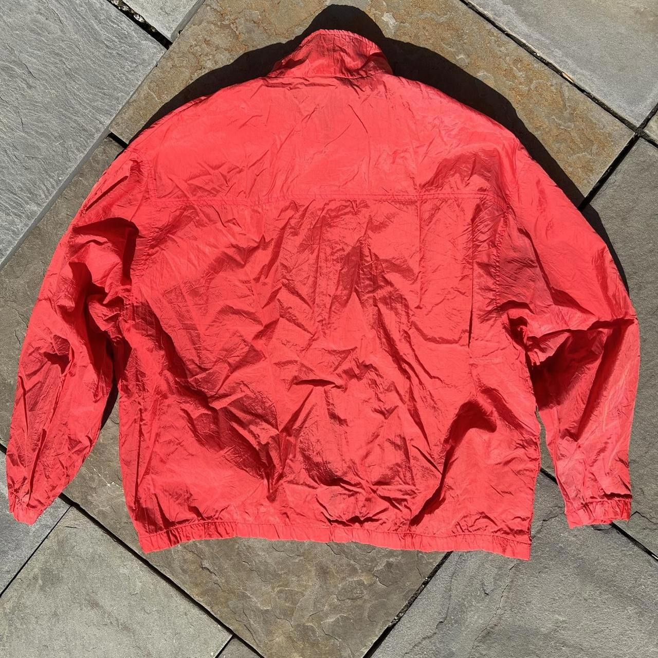 Vintage Vintage 90s European Red Black Windbreaker Track Jacket Size US M / EU 48-50 / 2 - 5 Thumbnail