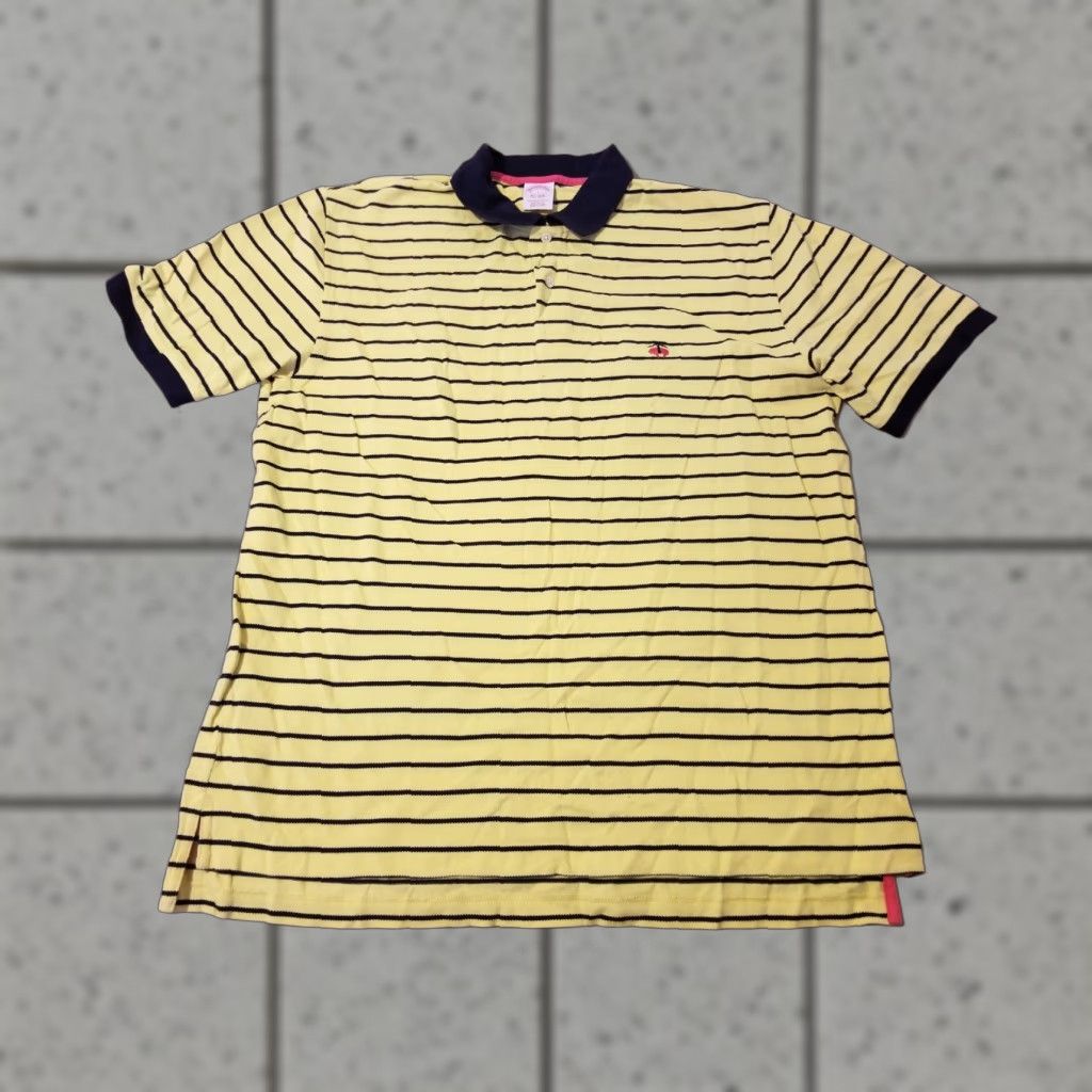 Brooks Brothers VINTAGE: No Brooks Brothers Polo Shirt Mens L Yellow Cotton Shirt Size US L / EU 52-54 / 3 - 1 Thumbnail