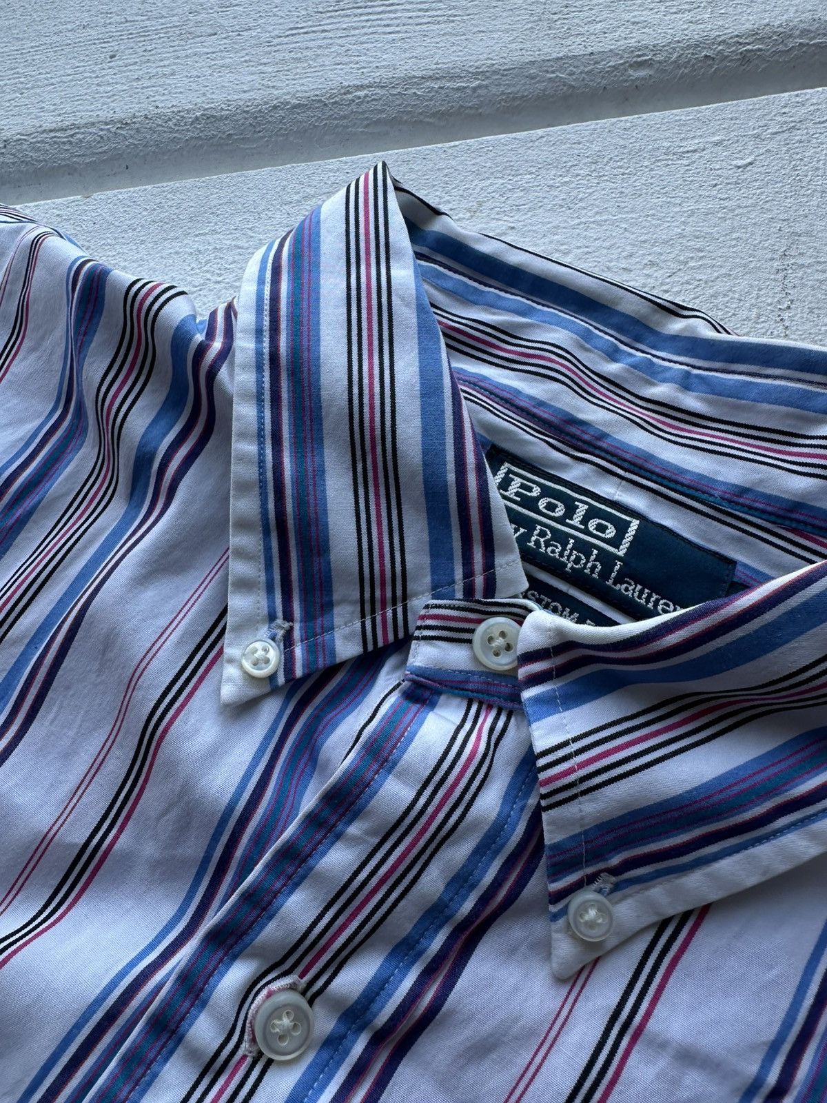 Other 🚨 VNTG Y2K Polo Ralph Lauren Shirt flannel RARE long SLEEVE Size US XL / EU 56 / 4 - 20 Thumbnail