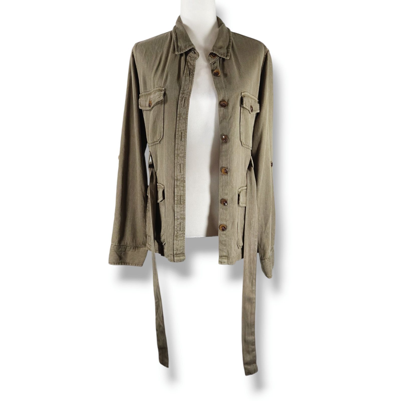 Other EUC Altar'd State Gorpcore Utility Jacket Sz. M [6-8] Olive Size M / US 6-8 / IT 42-44 - 2 Thumbnail