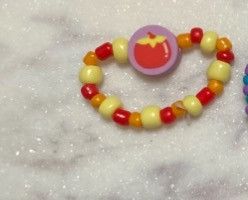 Other Tomato charm beaded ring Size ONE SIZE - 1 Preview