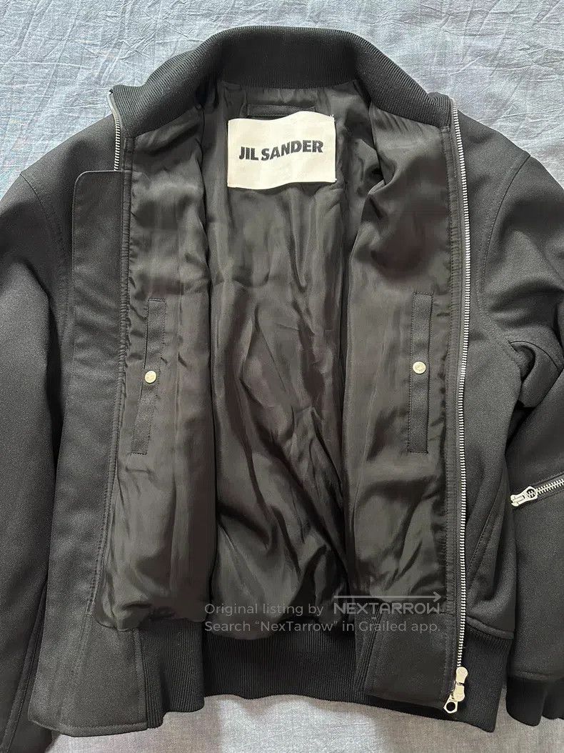 Jil Sander Jil Sander size 48 Zip bomber jacket Size US L / EU 52-54 / 3 - 3 Thumbnail