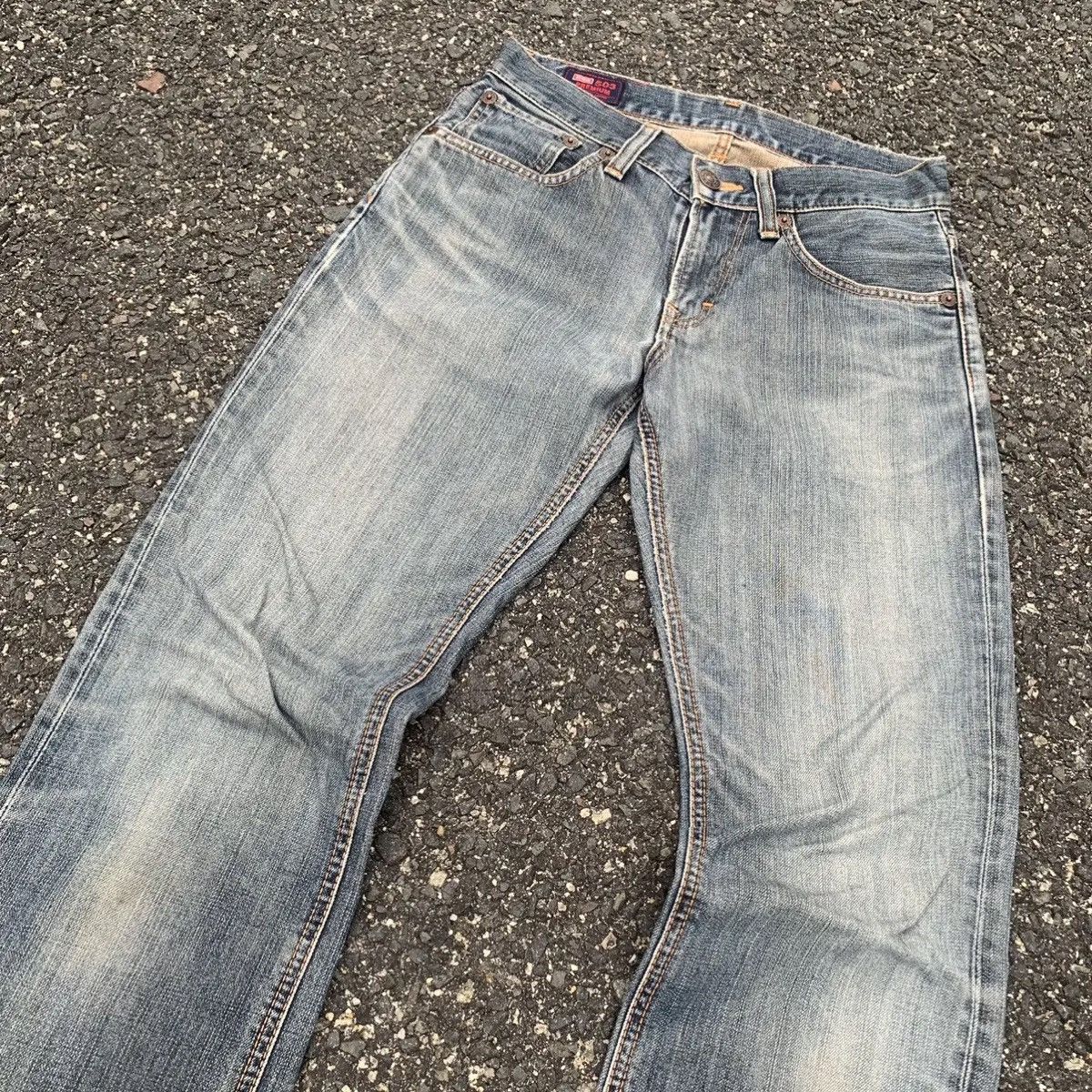 Edwin Vintage Edwin 503 Jeans Earth Tone 28x32 Faded Denim Pants Size US 28 / EU 44 - 4 Thumbnail