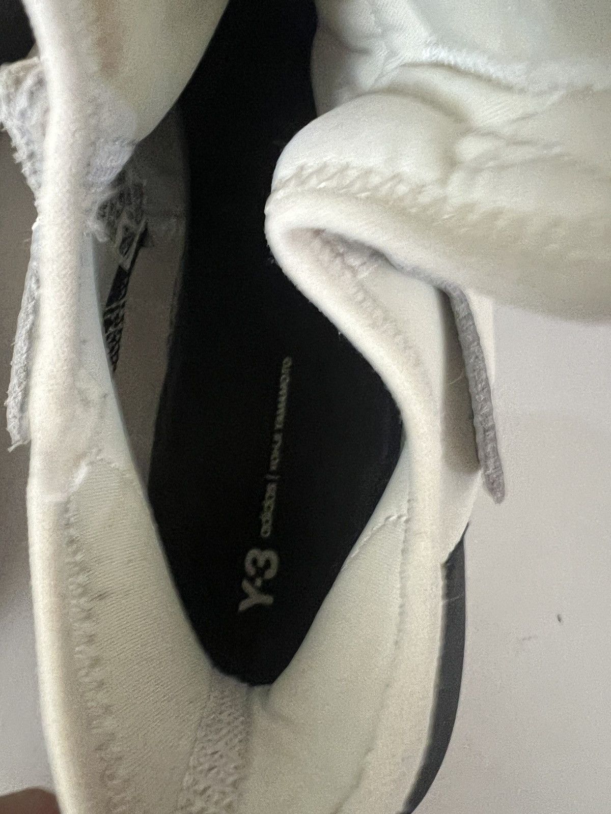 Y-3 Kaiwa Sneakers White Black Size US 11.5 / EU 44-45 - 8 Thumbnail