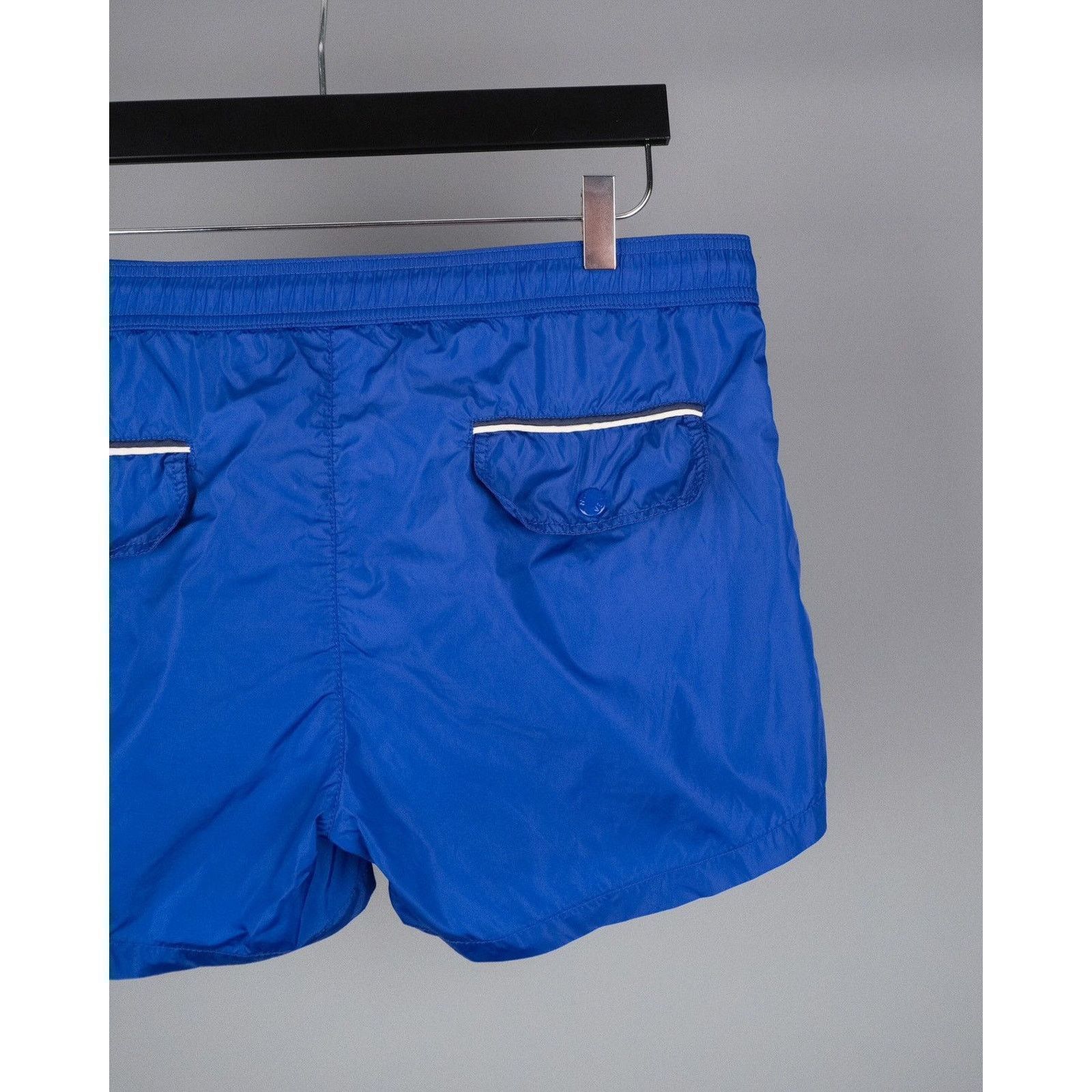 Moncler Moncler classic logo light blue nylon swim shorts Size US 34 / EU 50 - 6 Thumbnail