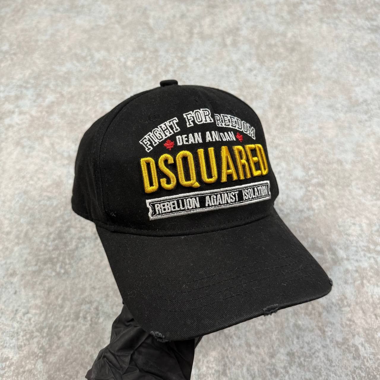 Dsquared2 Dsquared2 Fight For Freedom Distressed Cap Size ONE SIZE - 3 Thumbnail