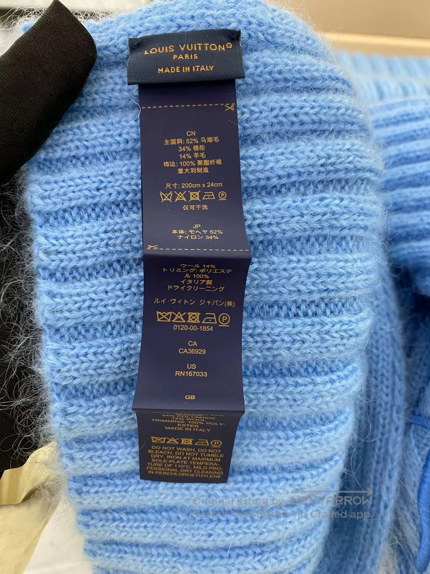 Louis Vuitton Louis Vuitton Mohair Scarf. Size ONE SIZE - 3 Thumbnail