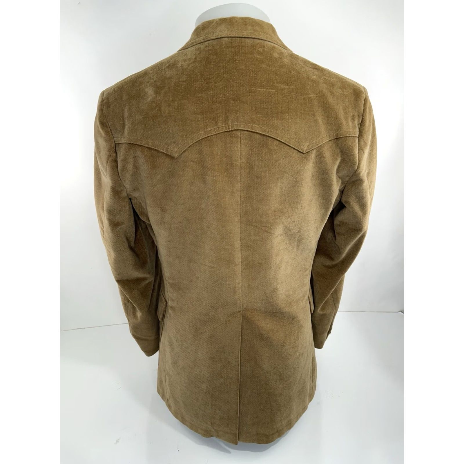 Levi's Levi's Western Mens 40 R Blazer Jacket Brown EXCELLENT Size 40R - 3 Thumbnail