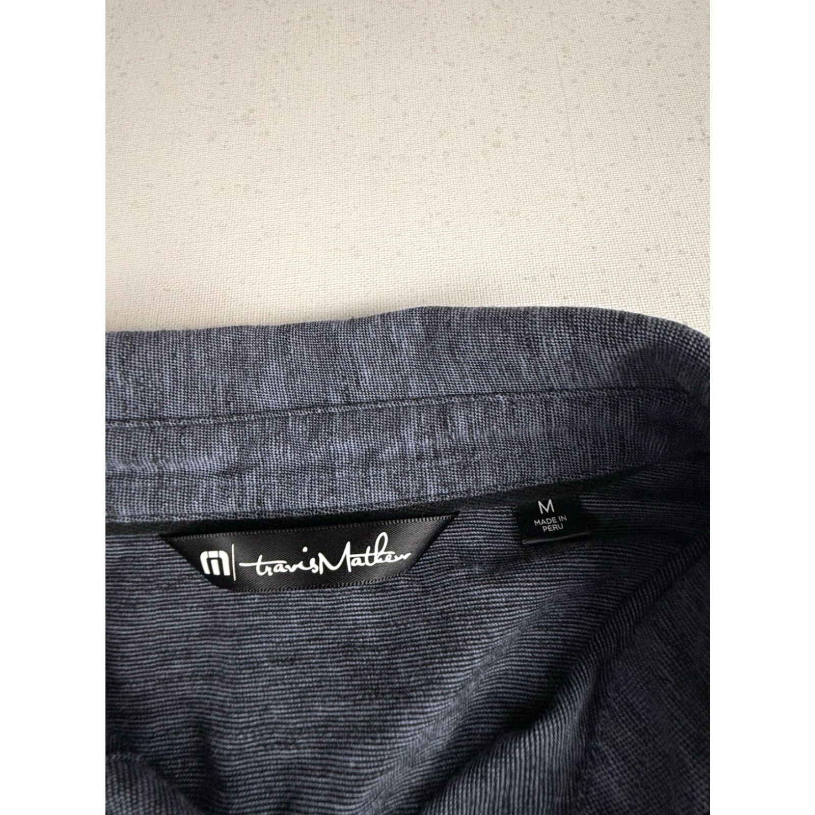 TravisMathew Travis Mathew Polo Shirt Mens M Blue Casual Embroider Size US M / EU 48-50 / 2 - 2 Thumbnail