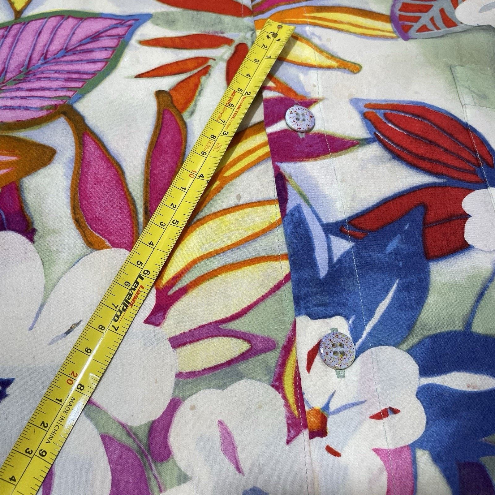 Jams World VTG Jams World Men’s Luau Floral S/S Hawaiian Button Shirt Size US XL / EU 56 / 4 - 3 Thumbnail