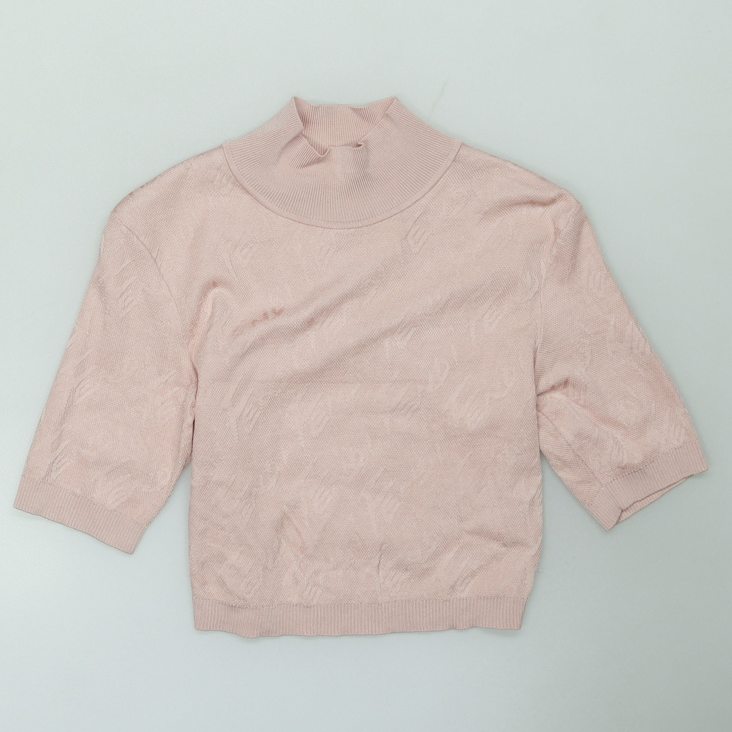 Fendi Fendi Pink Mock Neck Knit Sweater Size 42 Size M / US 6-8 / IT 42-44 - 1 Thumbnail