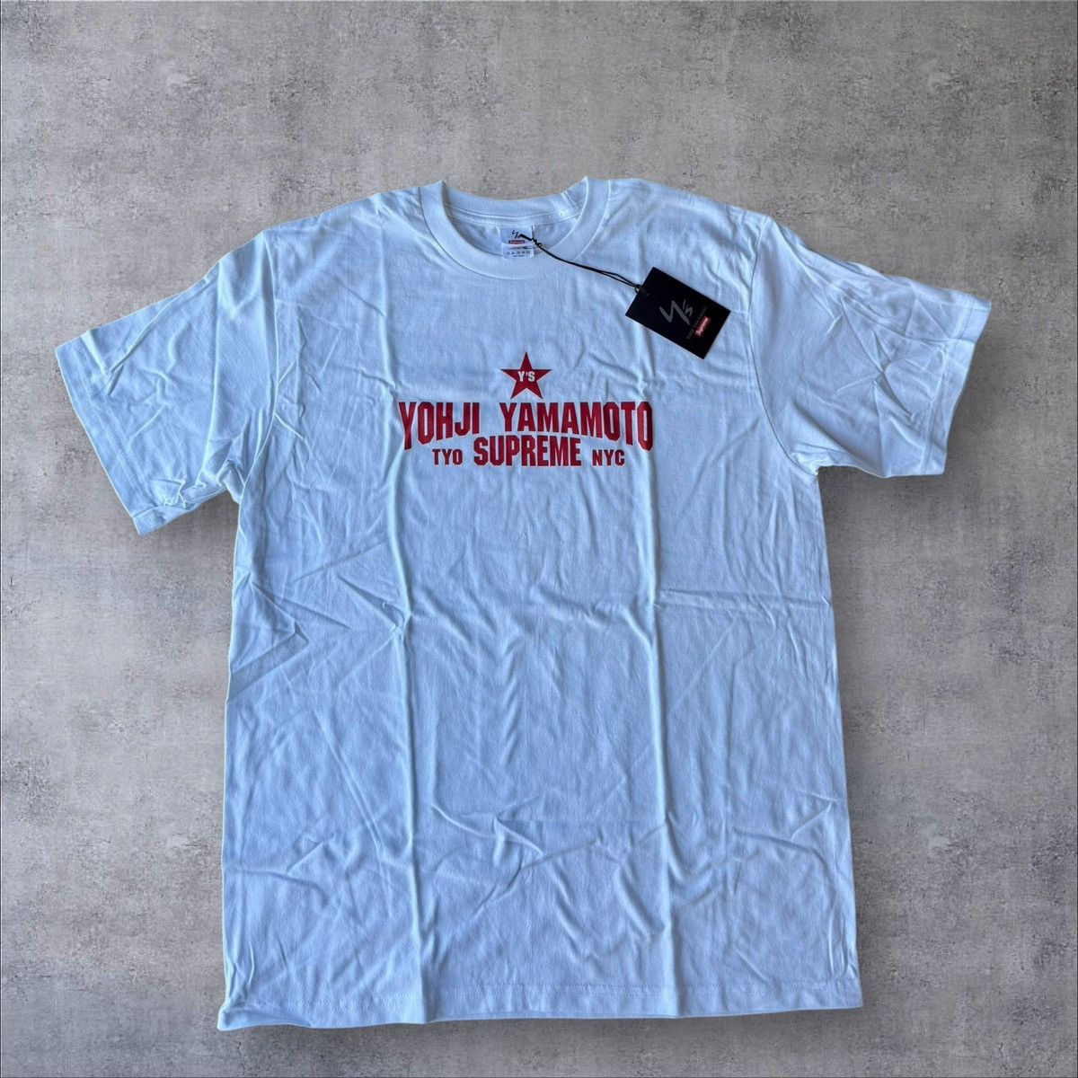 Supreme × Yohji Yamamoto NEW SUPREME X YOHJI YAMAMOTO Y’S STAR TEE SIZE L Size US L / EU 52-54 / 3 - 1 Thumbnail