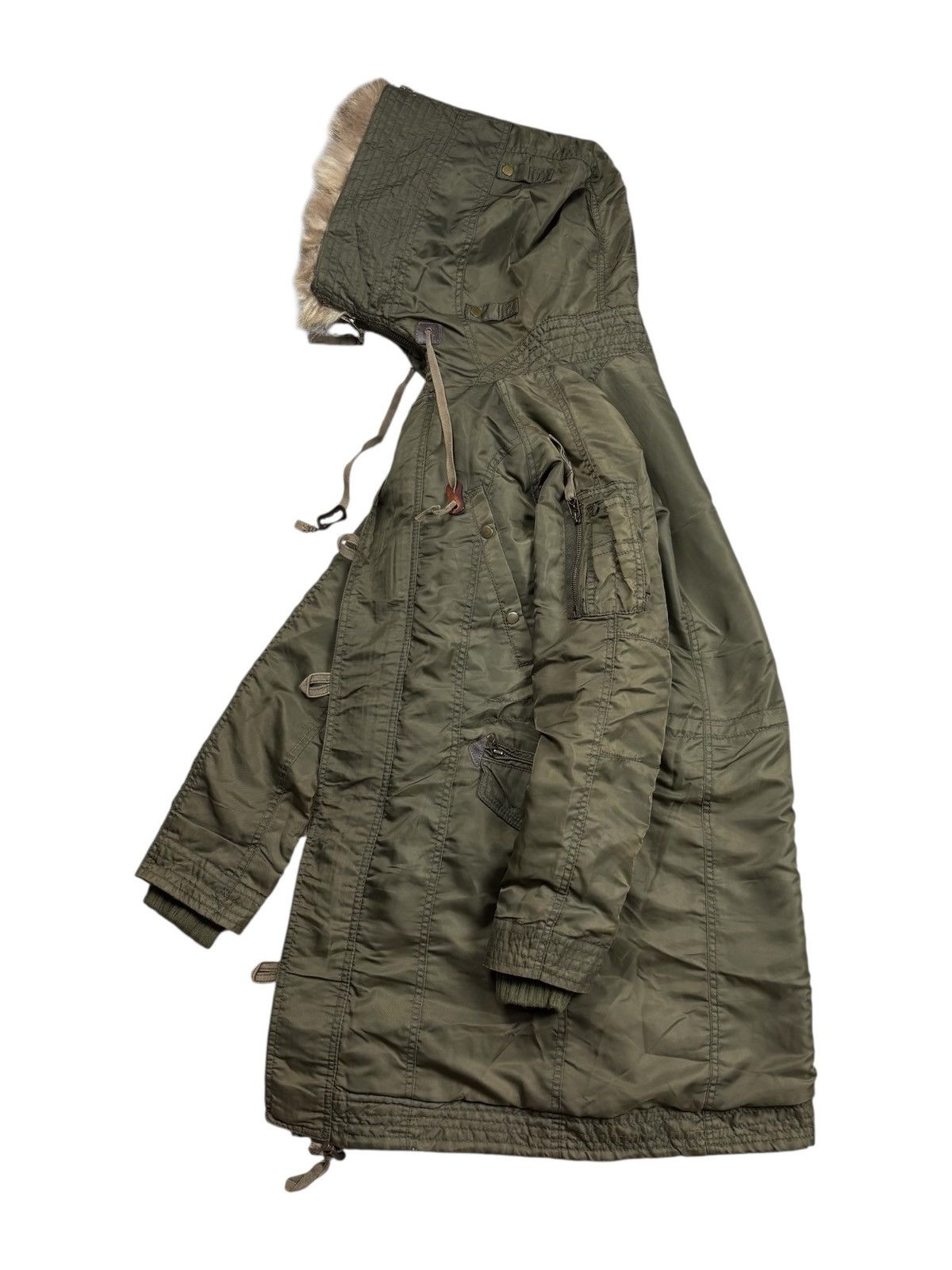 GOA 2000s G.O.A Racoon Fur Parka Jacket | Grailed