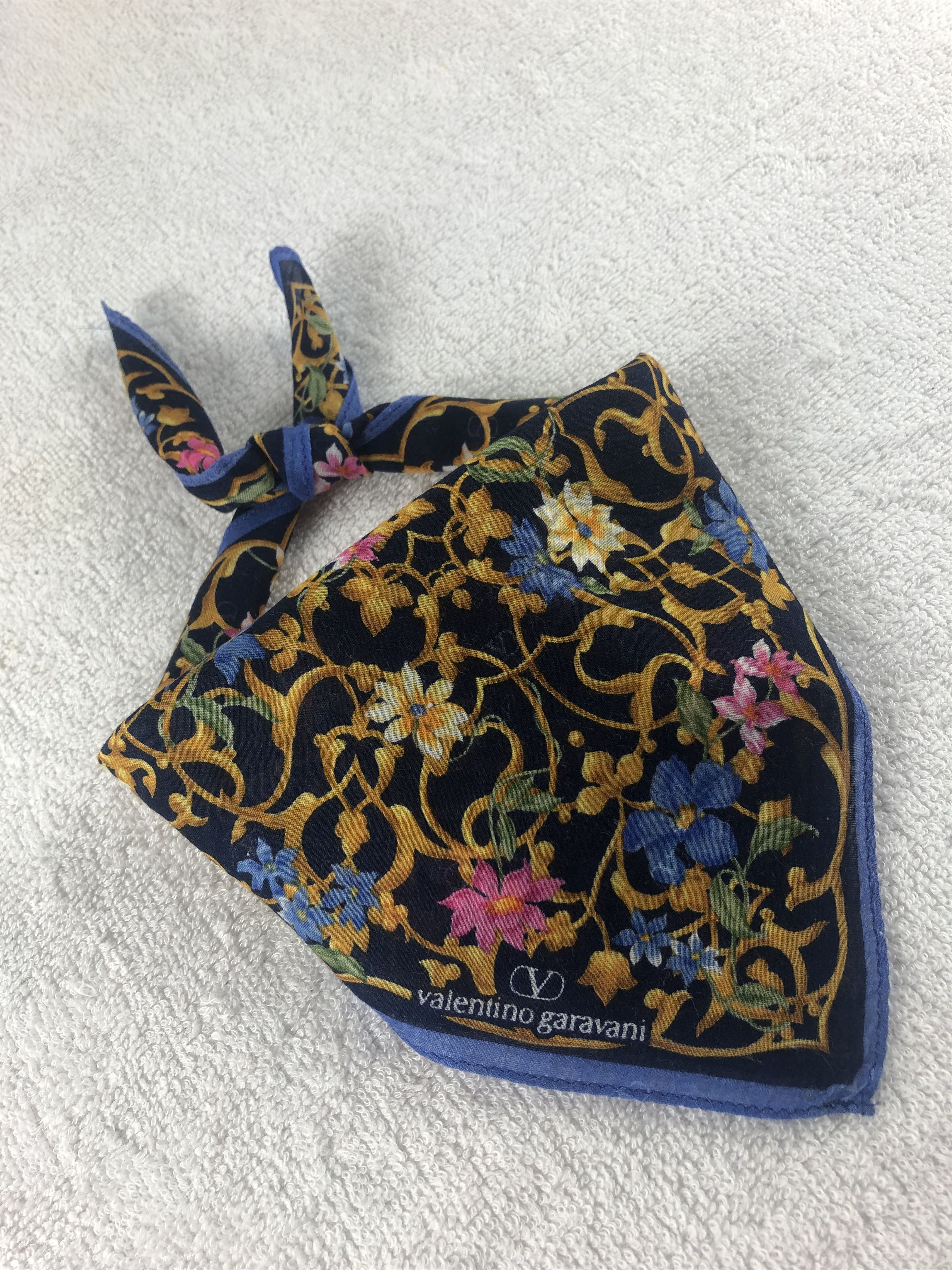 Valentino × Vintage Valentino Garavani Handkerchief / Bandana / Neckerchief Size ONE SIZE - 2 Thumbnail