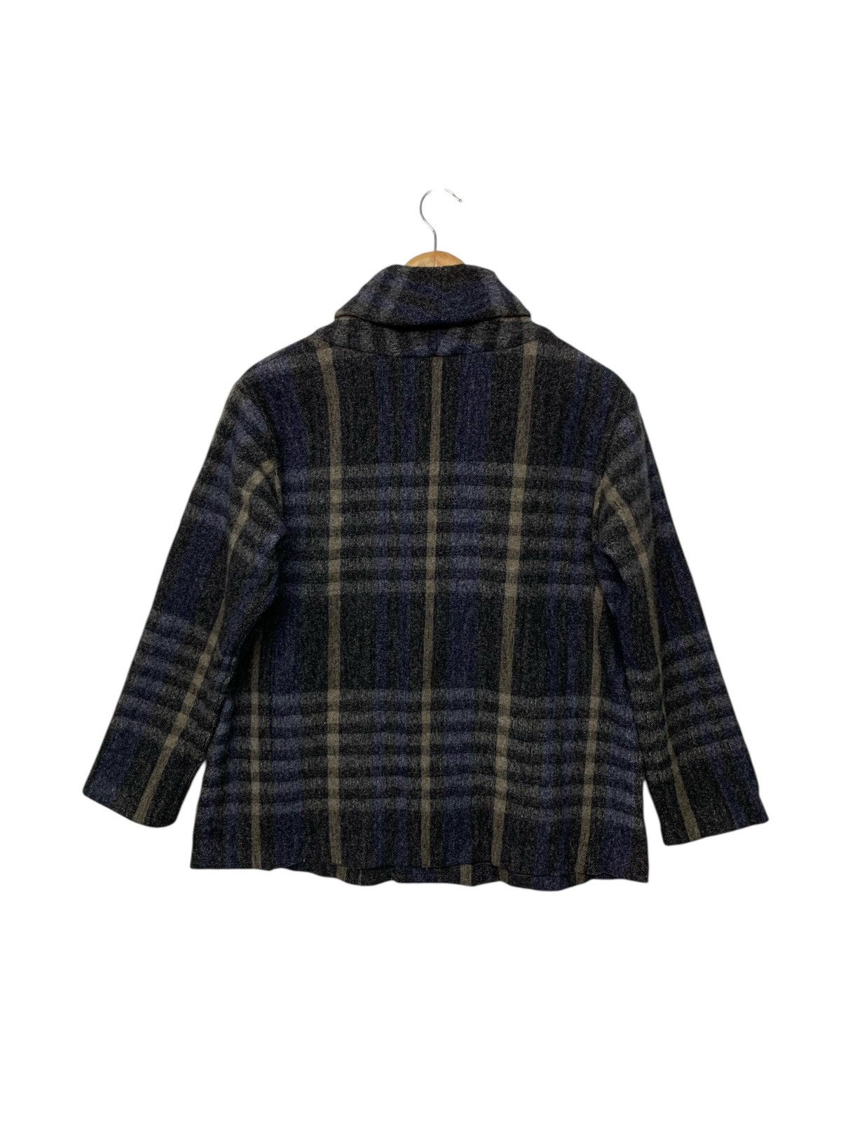 Designer × Issey Miyake × Japanese Brand Plantation Issey Miyake Button Ups Wool Jacket Size US M / EU 48-50 / 2 - 4 Thumbnail