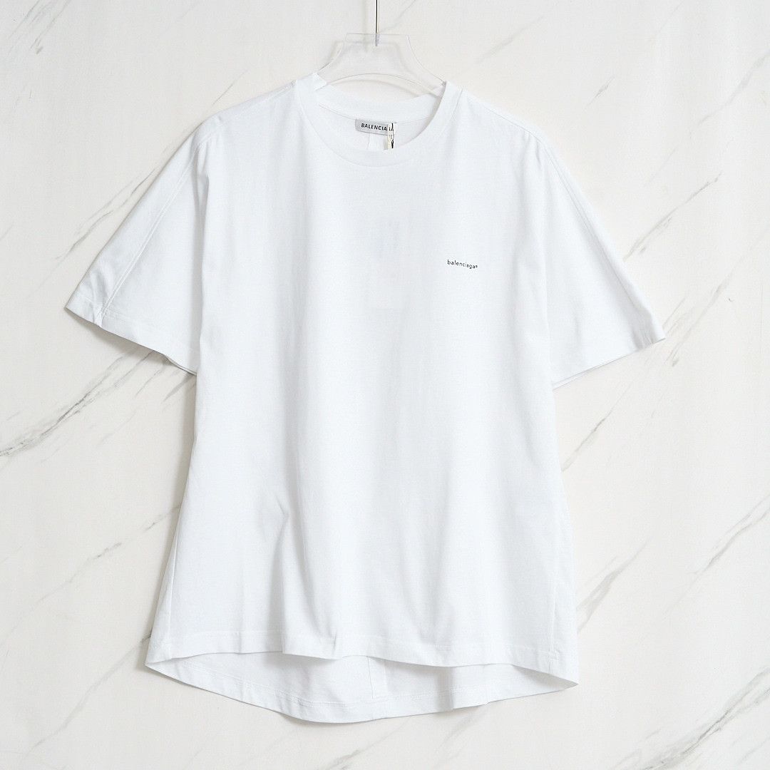 Balenciaga Balenciaga Women's Logo Crewneck T-Shirt Size M / US 6-8 / IT 42-44 - 1 Thumbnail