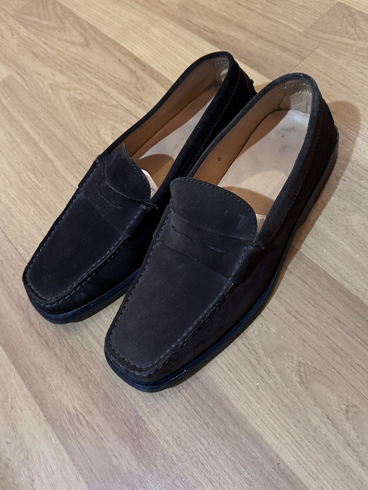 Tod's Tod's Dark Brown Suede Penny Loafers UK 8 / US 9 Size US 9 / EU 42 - 5 Thumbnail