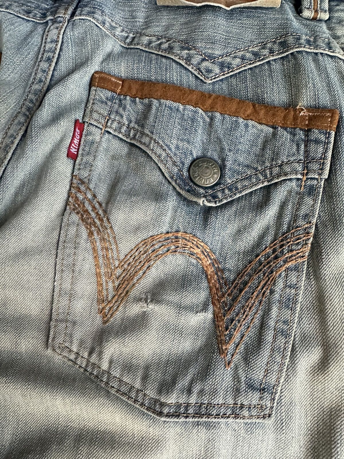 If Six Was Nine Edwin Exclusive Tokyo Japan Mudwash Vintage Denim D381 Size US 32 / EU 48 - 6 Thumbnail